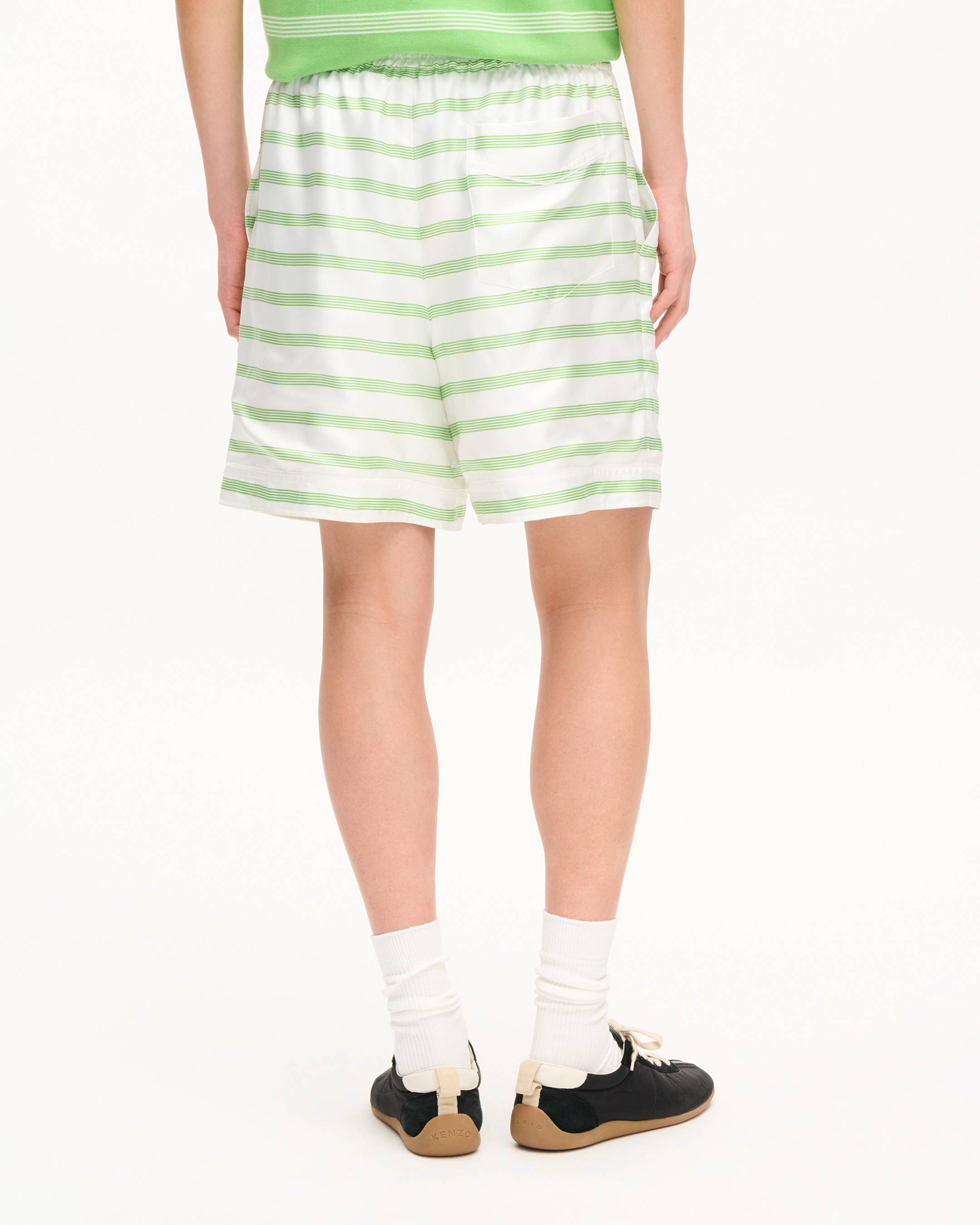 'KENZO Sounds' elasticated shorts in silk