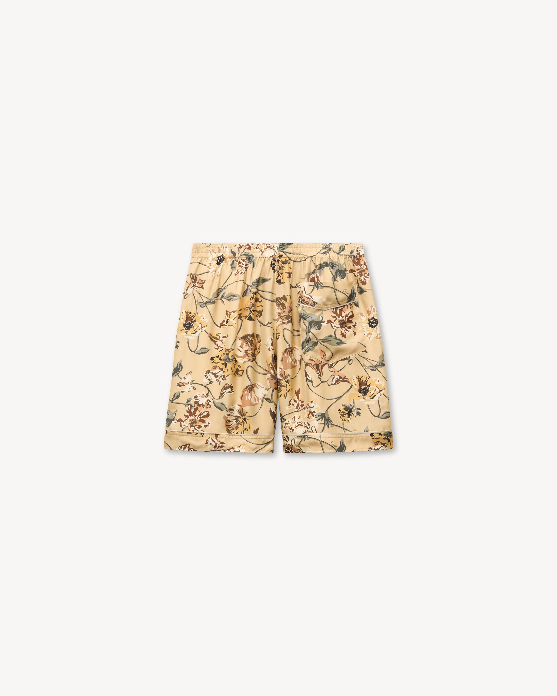 'KENZO Wildflower' エラスティック ショーツ イン シルク
