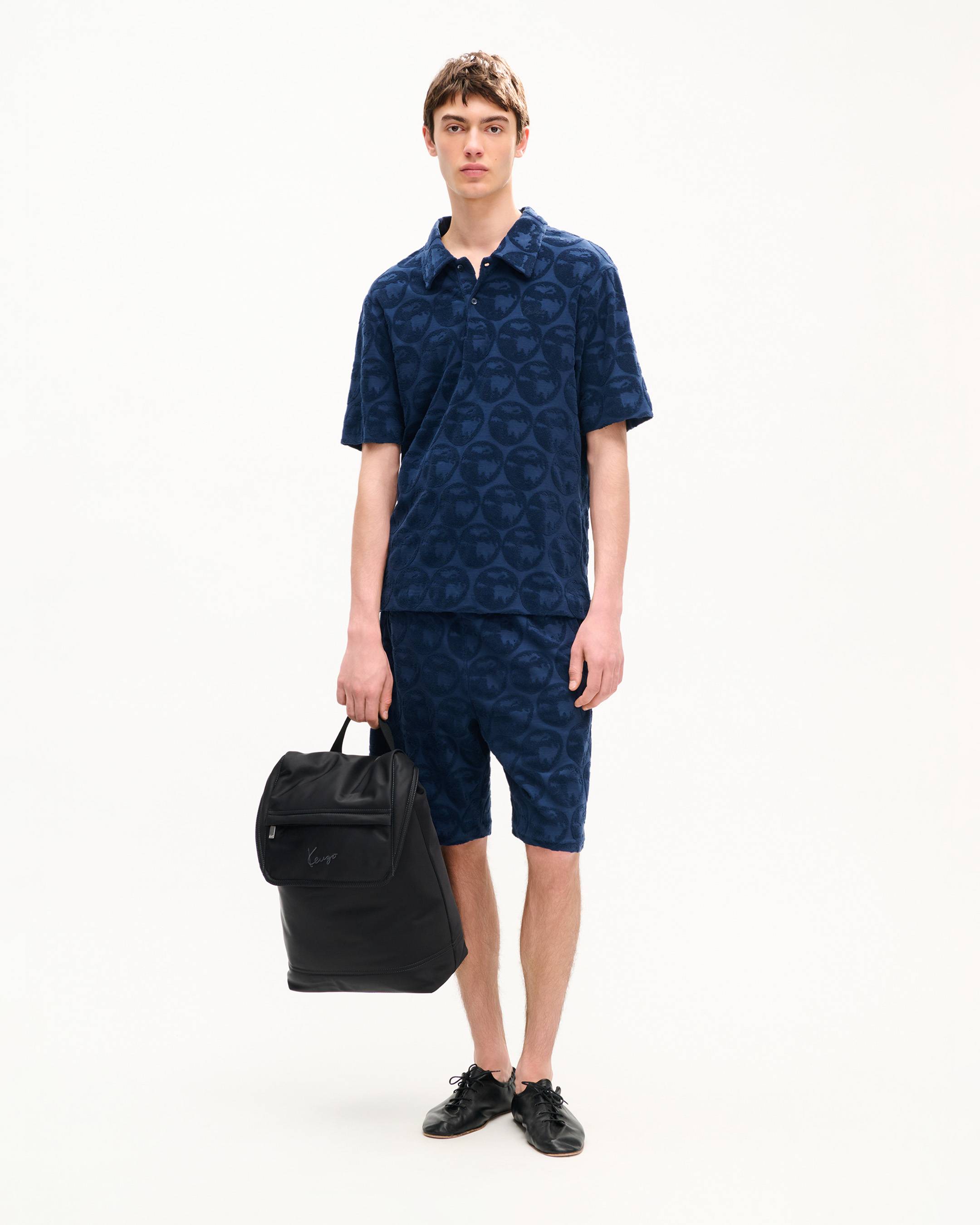 'KENZO Apple Pop' shorts in cotton towel
