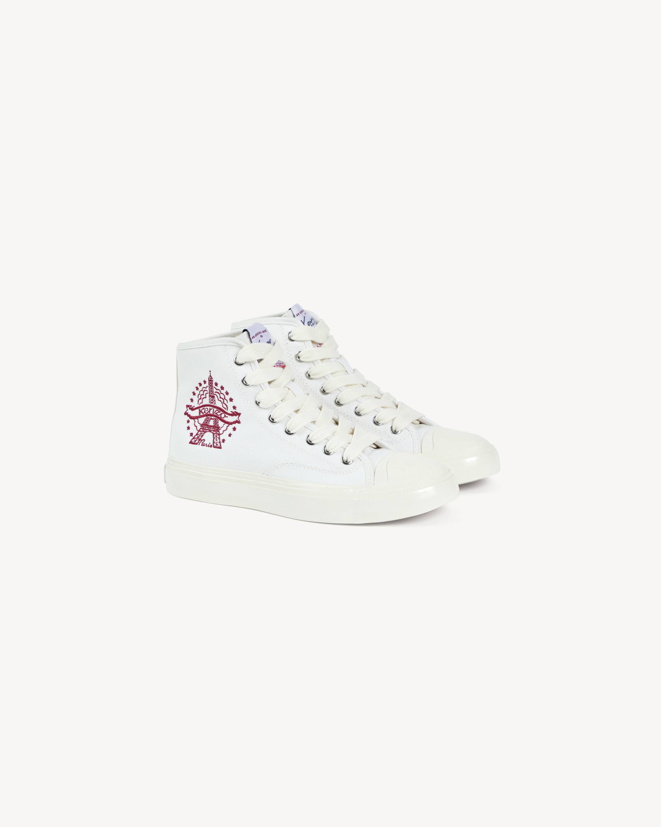KENZO Hoshi' high top sneakers in cotton canvas | KENZO