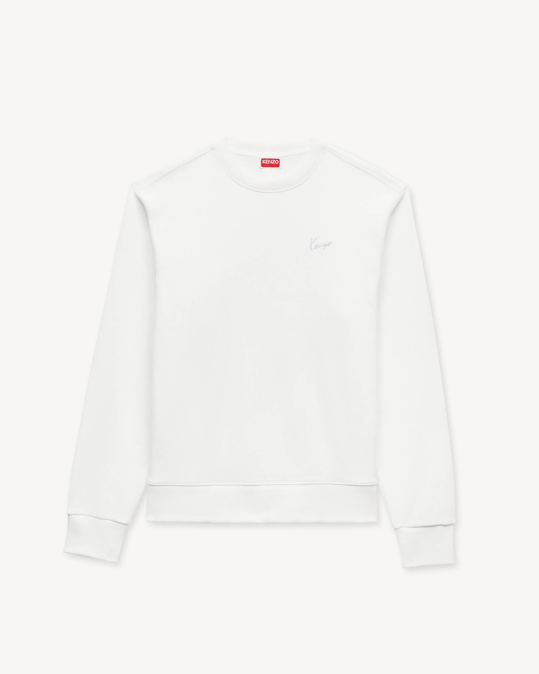 KENZO Signature' エンブロイダリー スウェット イン コットン