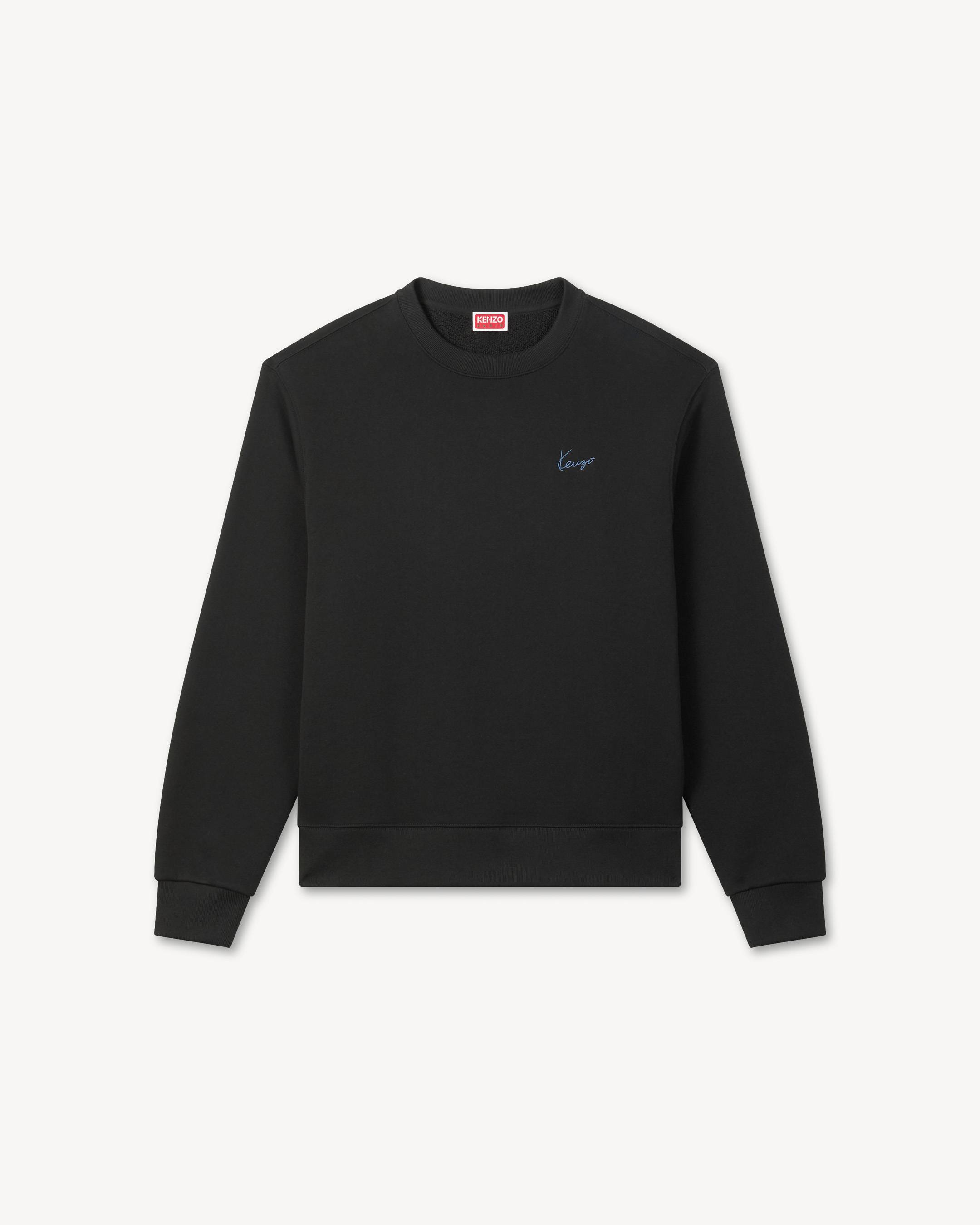 Sweatshirt brod&eacute; 'KENZO Signature' en coton