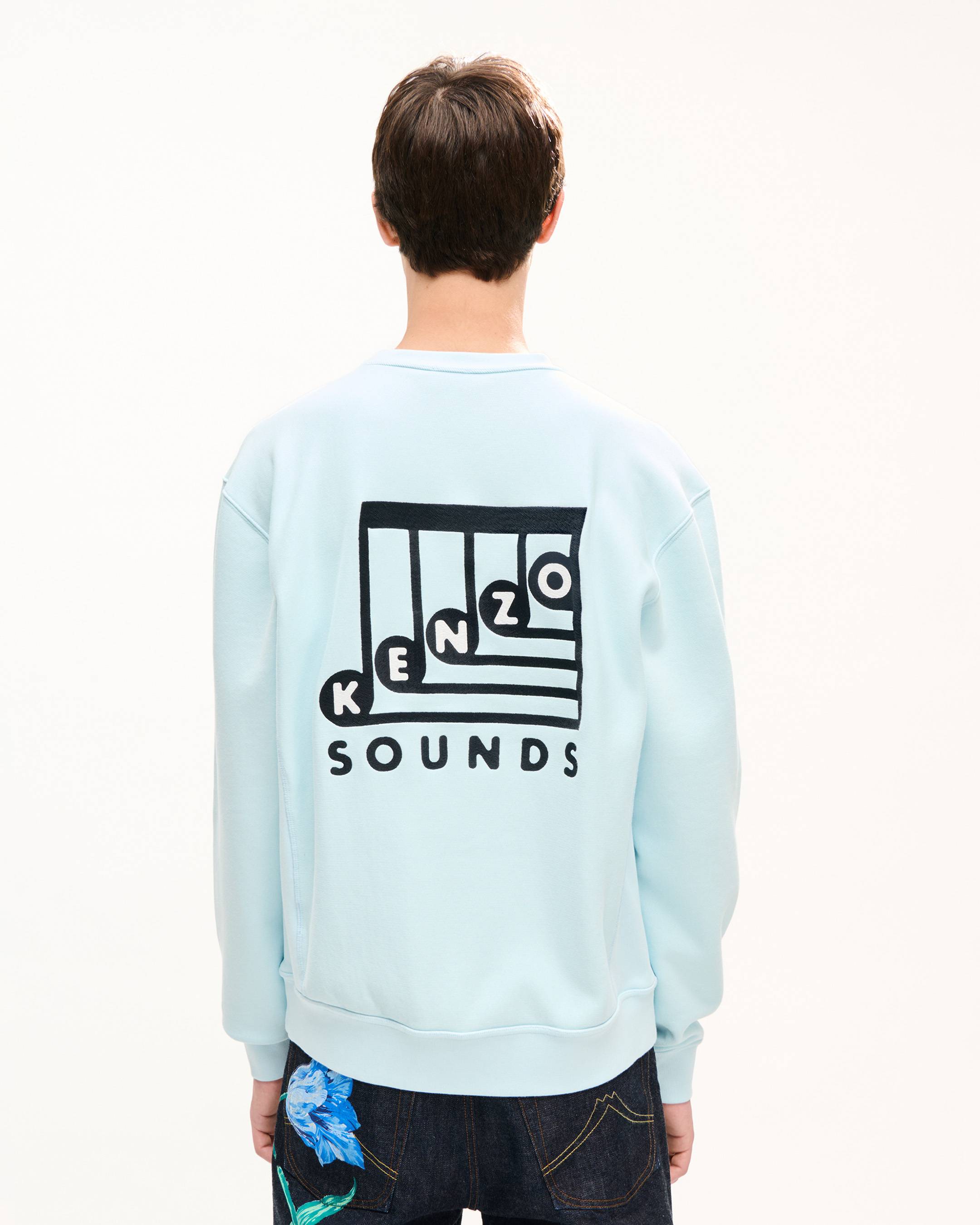 'KENZO Sounds' embroidered sweatshirt in cotton