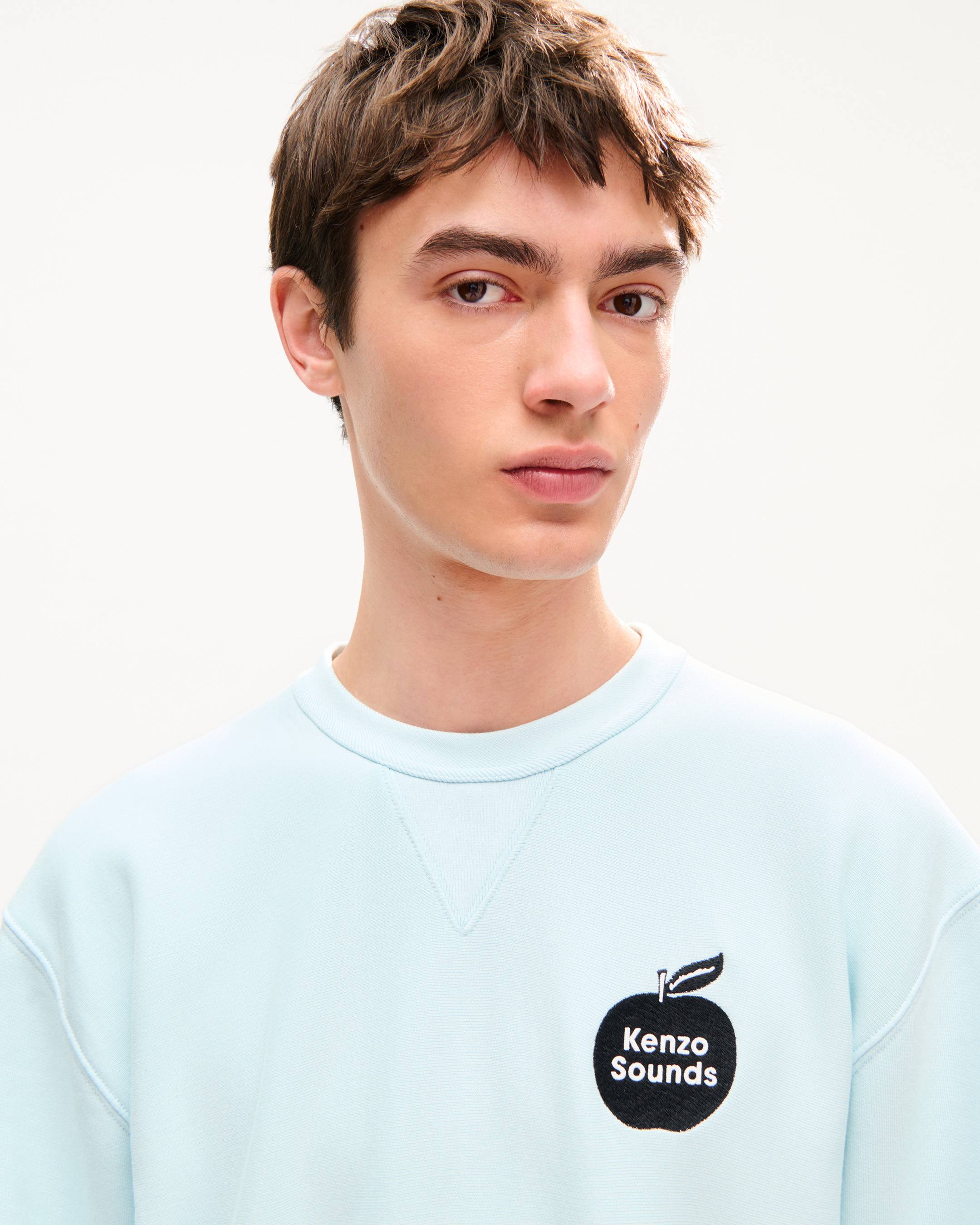 KENZO Sounds' embroidered sweatshirt in cotton | Men's | KENZO