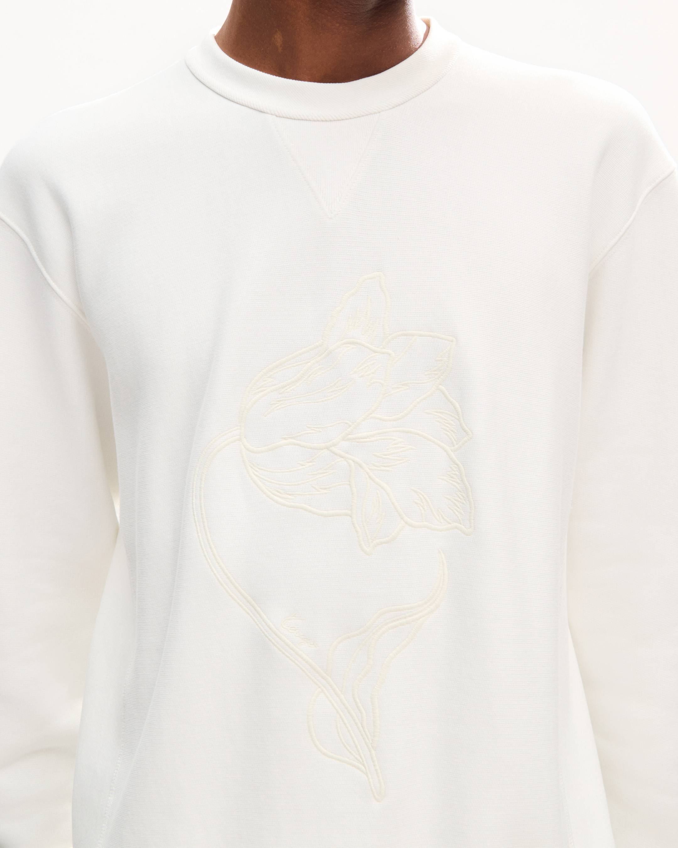 Sweatshirt brod&eacute; 'KENZO Tulip' en coton