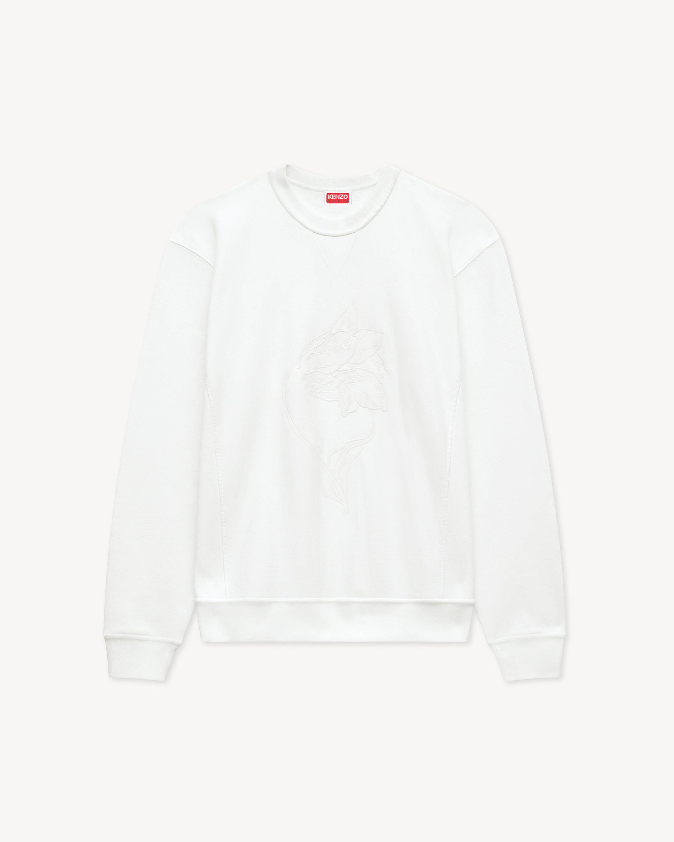 Sweatshirt brod&eacute; 'KENZO Tulip' en coton