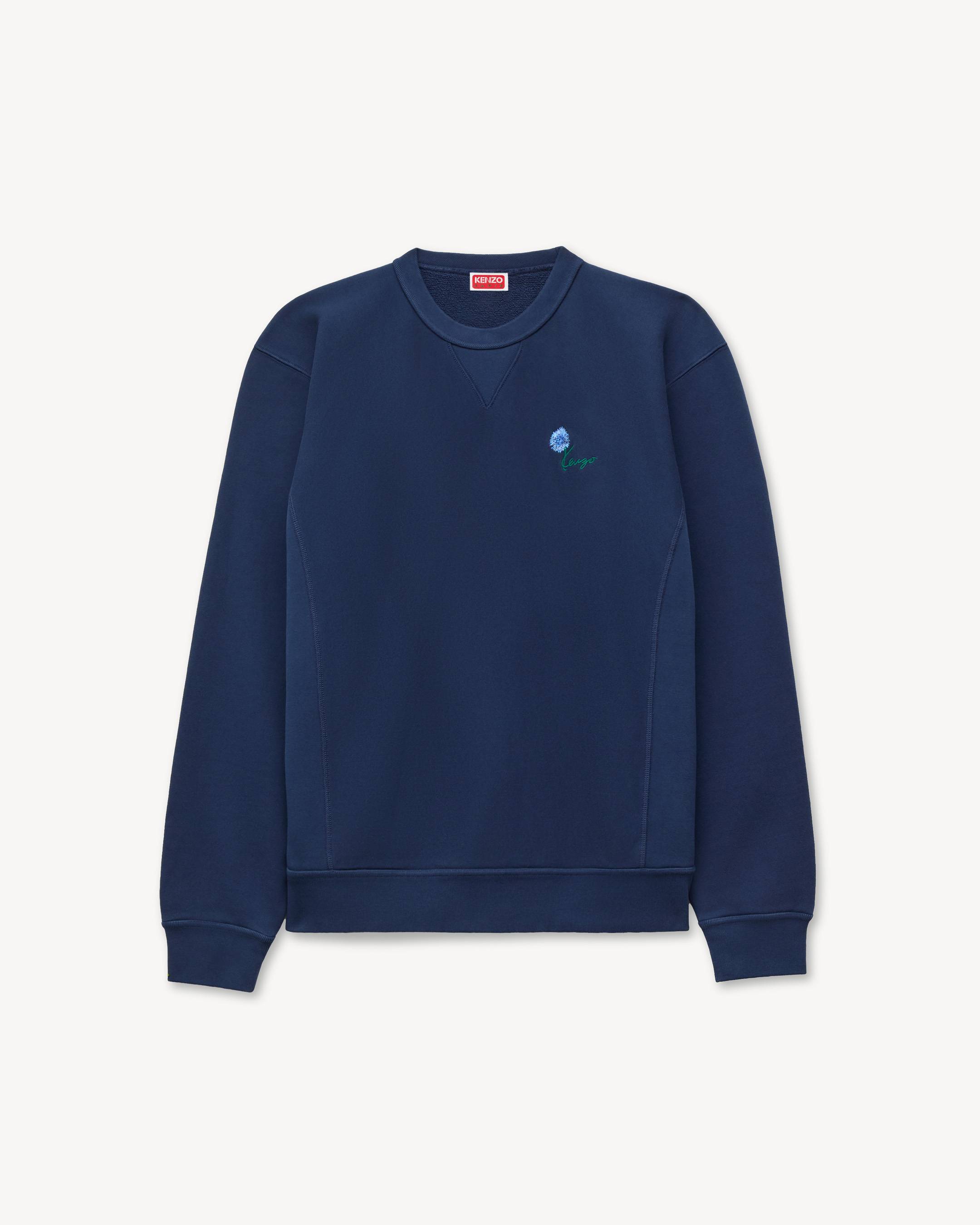 kenzou！ KENZO Tulip' embroidered sweatshirt in cotton | Men's | KENZO
