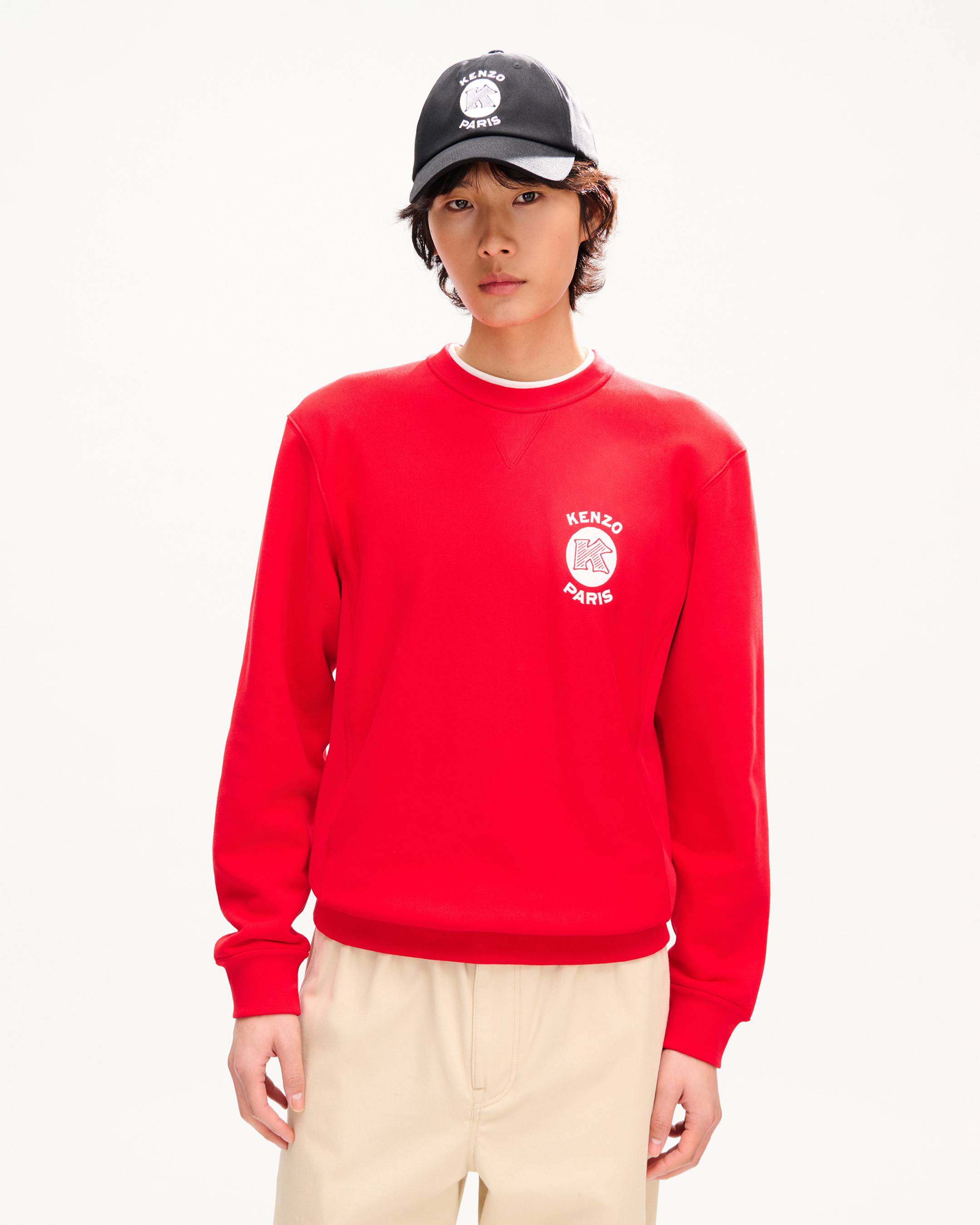 KENZO Paris Emblem' エンブロイダリー スウェット イン コットン