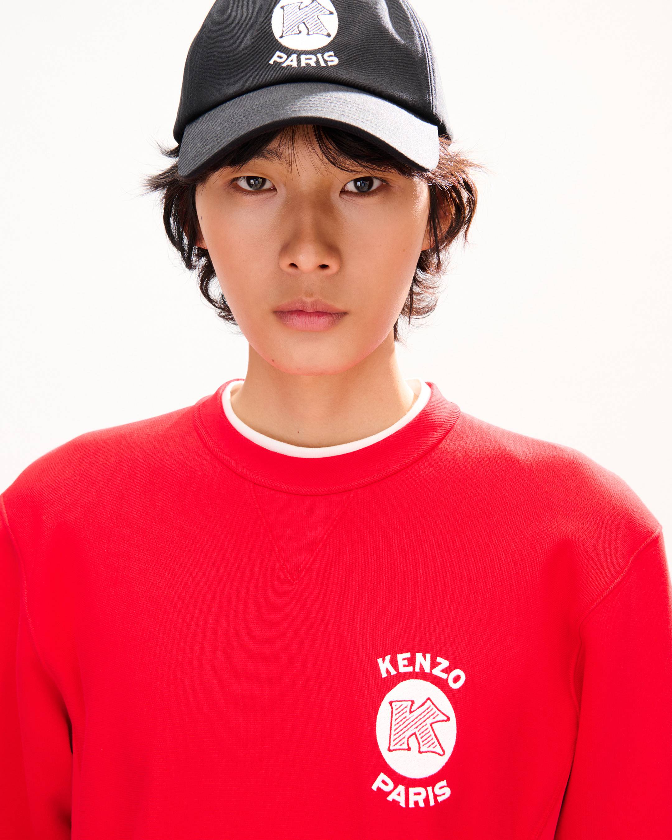 Sweatshirt brod&eacute; 'KENZO Paris Emblem' en coton