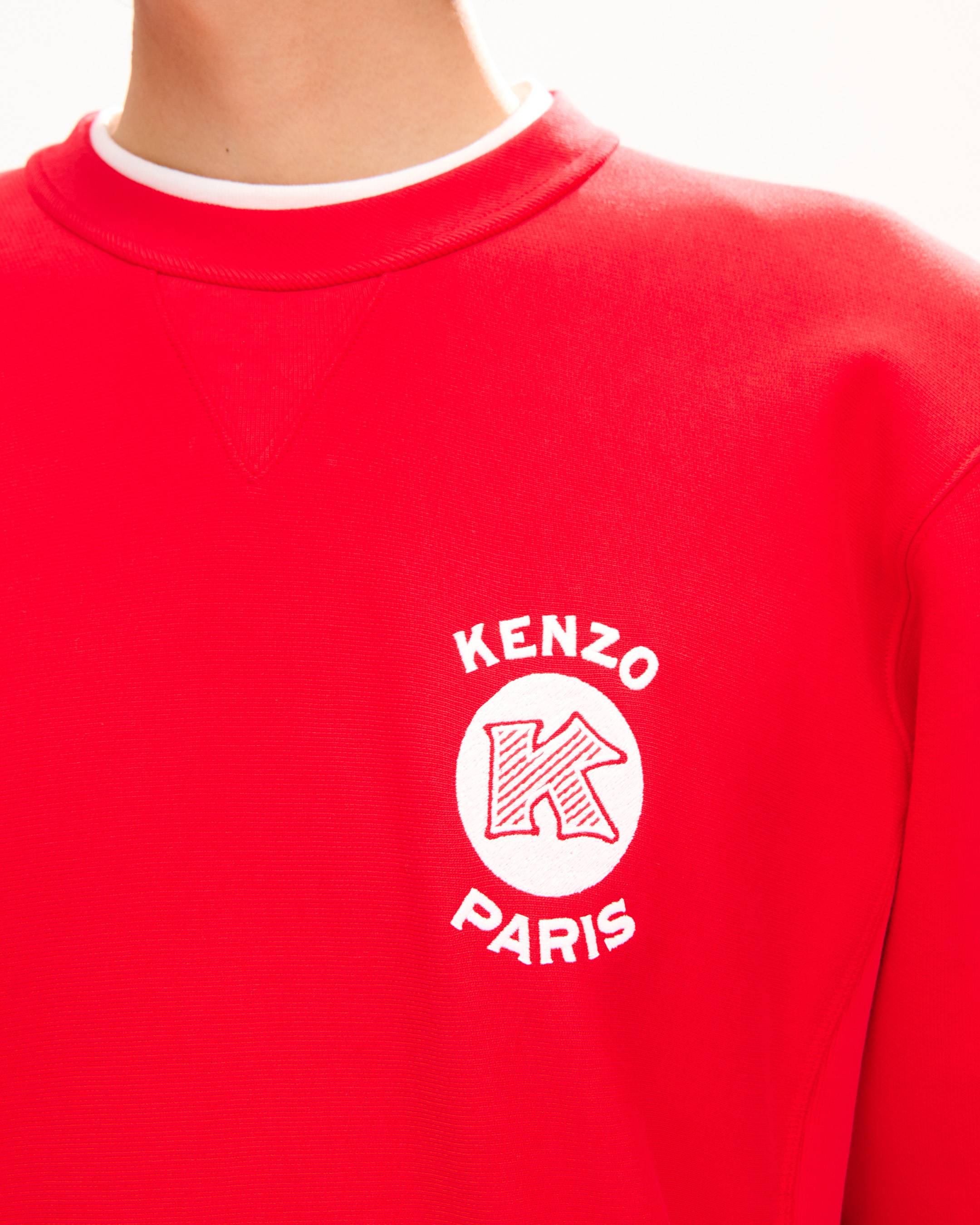 Sweatshirt brod&eacute; 'KENZO Paris Emblem' en coton