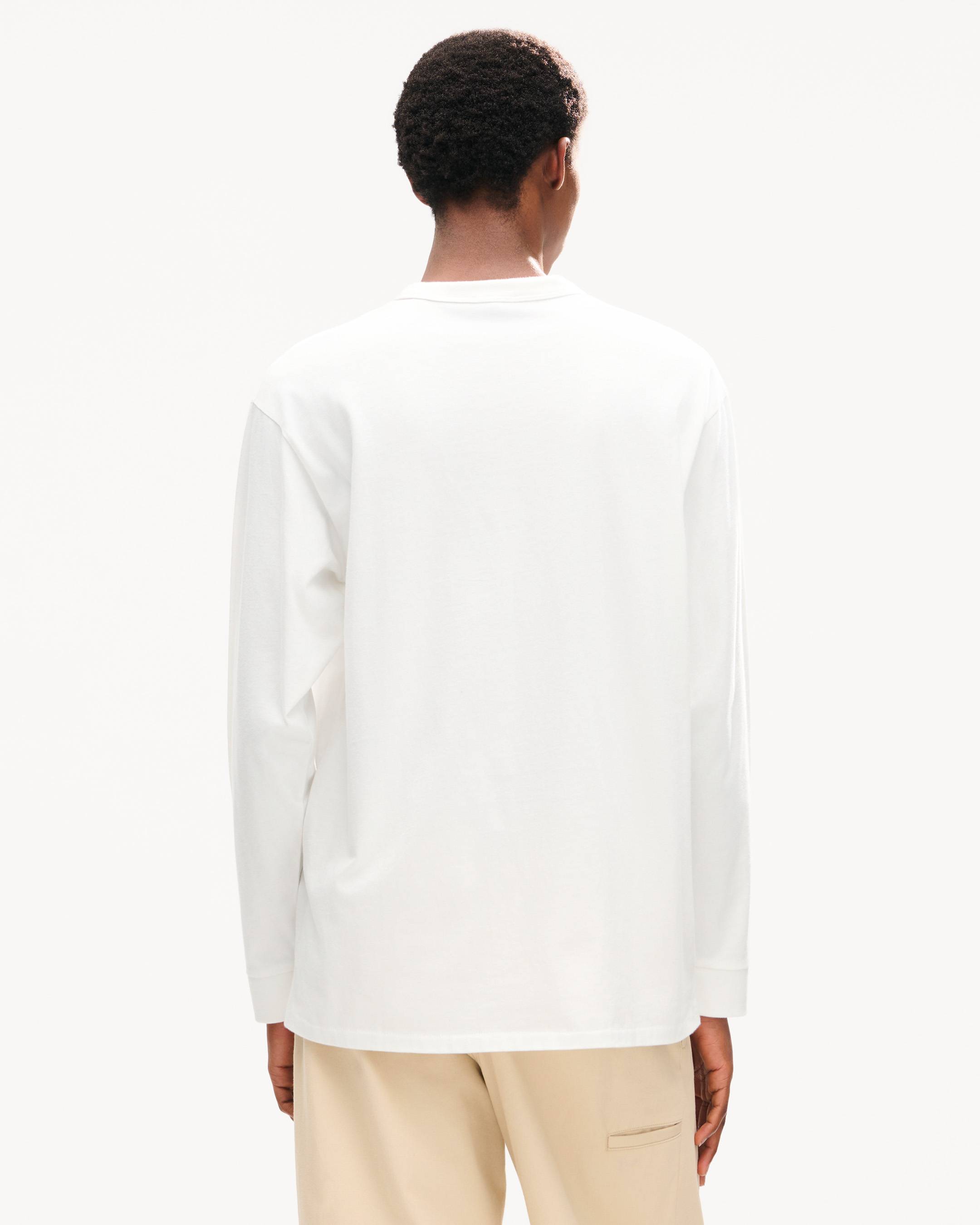 T-shirt brod&eacute; &agrave; manches longues 'KENZO Double K' en coton