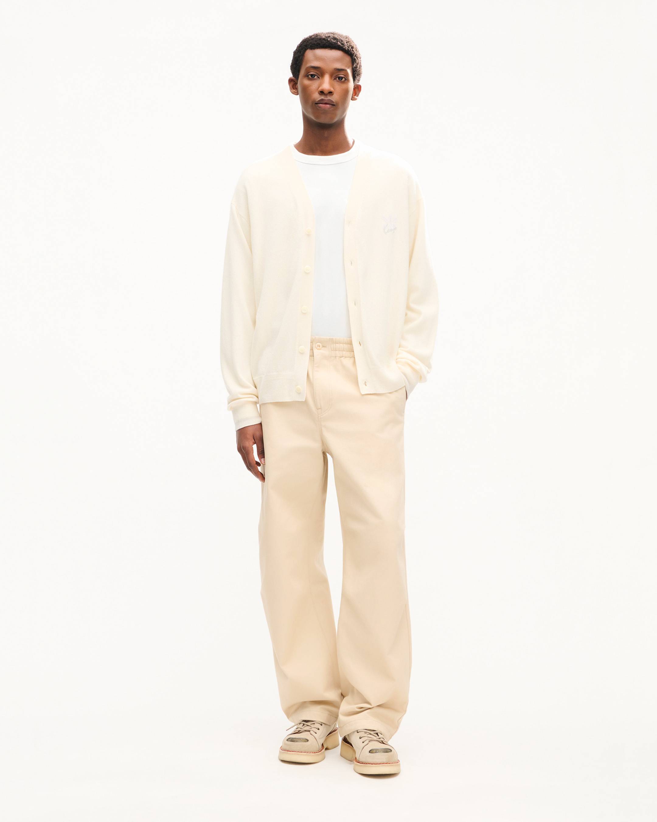 T-shirt brod&eacute; &agrave; manches longues 'KENZO Double K' en coton