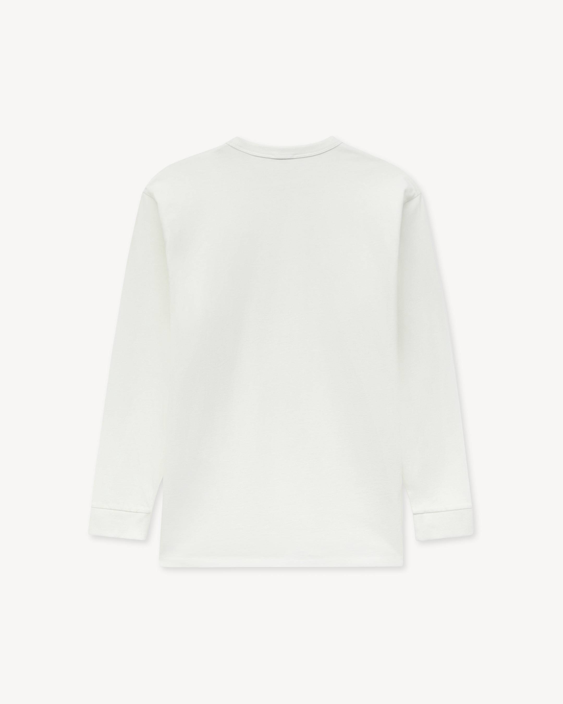 T-shirt brod&eacute; &agrave; manches longues 'KENZO Double K' en coton