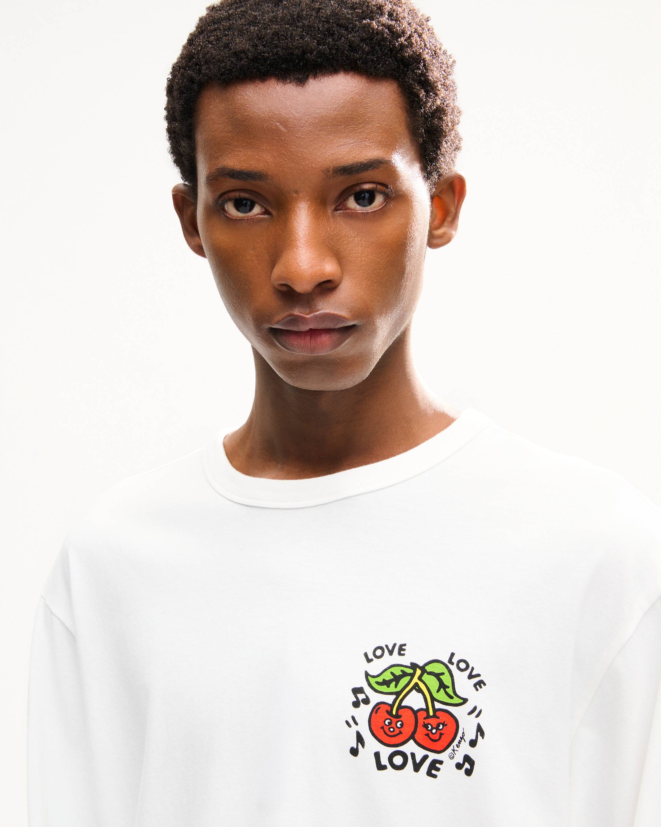 'KENZO Loves' long sleeves T-shirt in cotton
