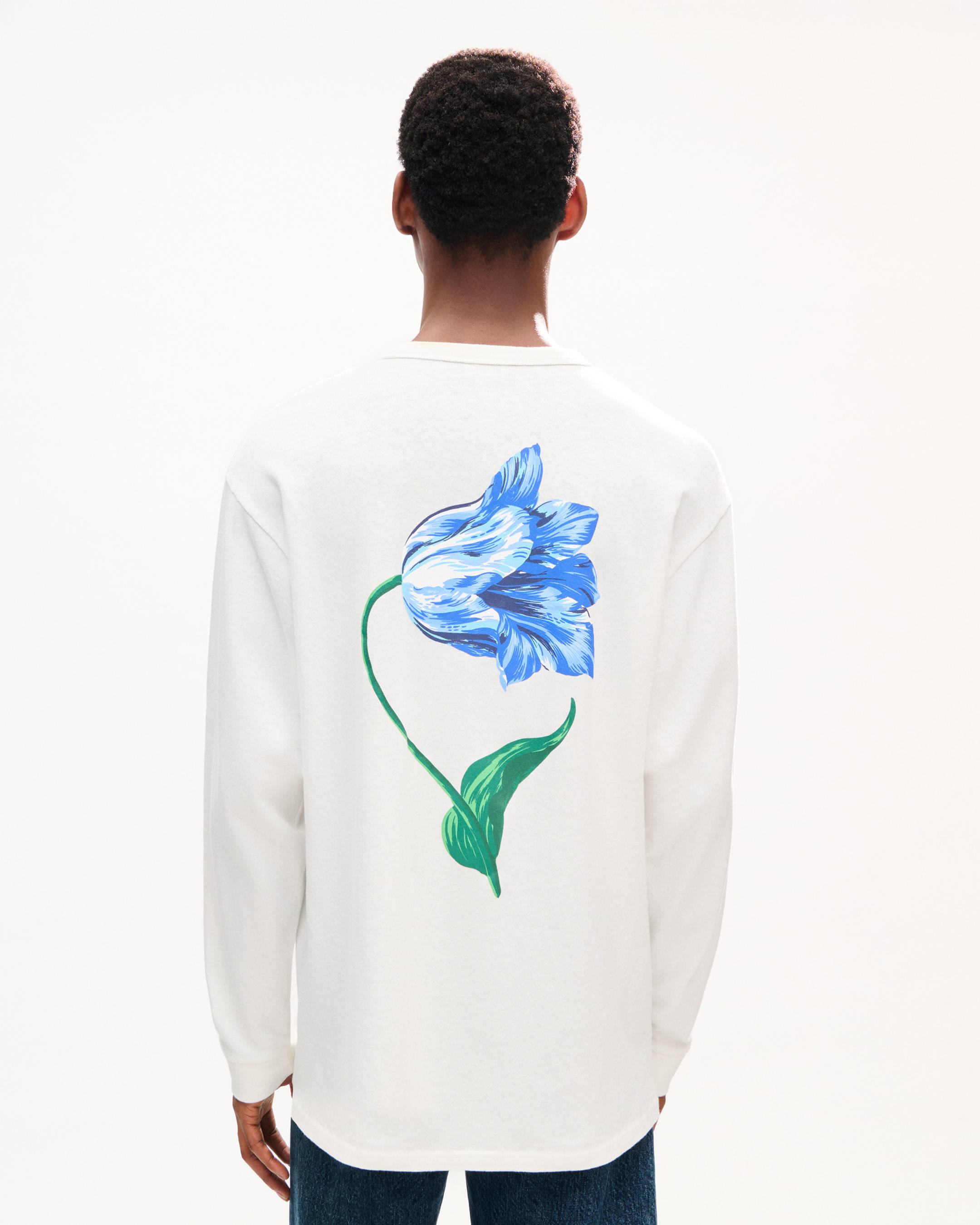 T-shirt &agrave; manches longues 'KENZO Tulip' en coton