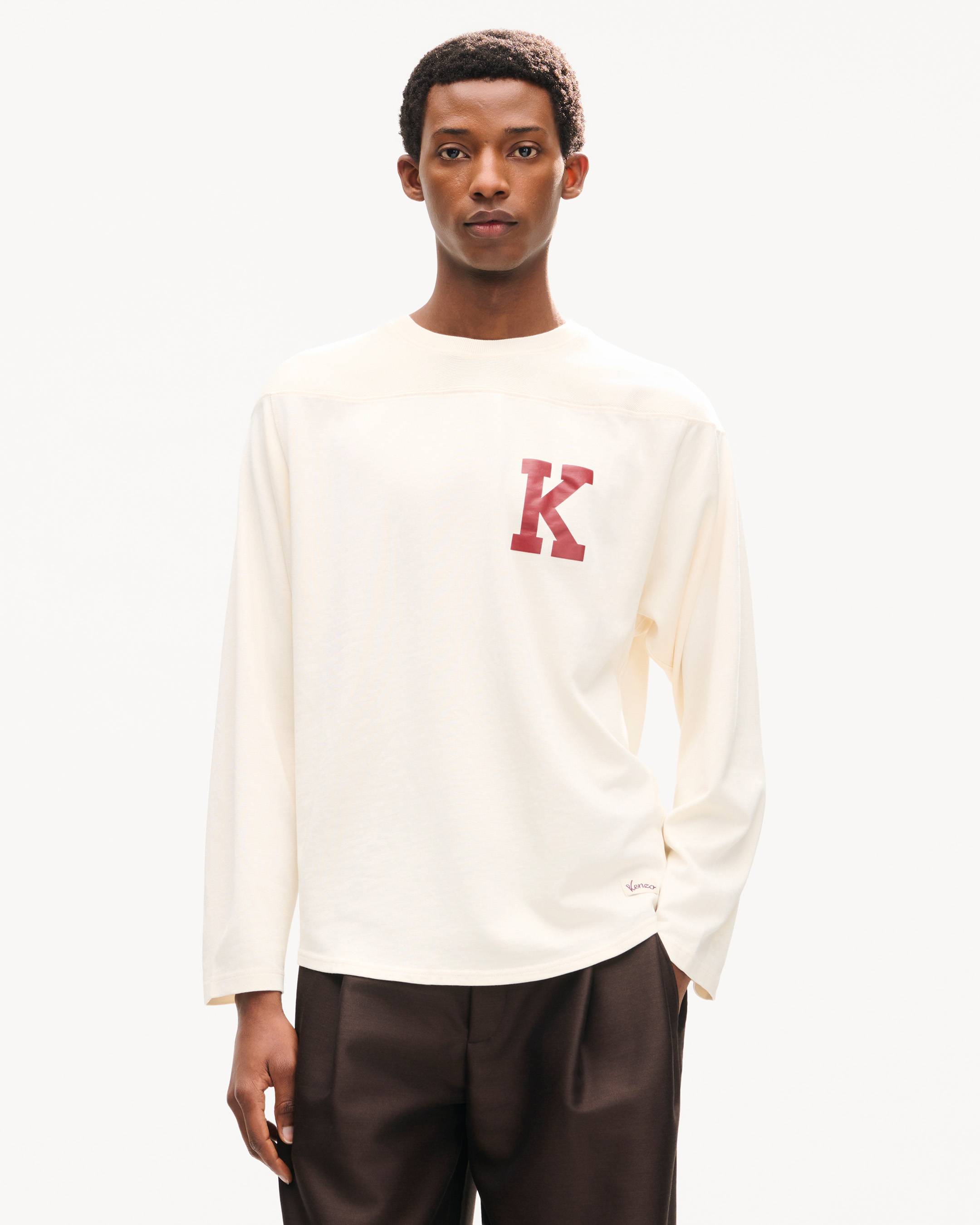 KENZO Varsity' long sleeves T-shirt in cotton | Men's | KENZO