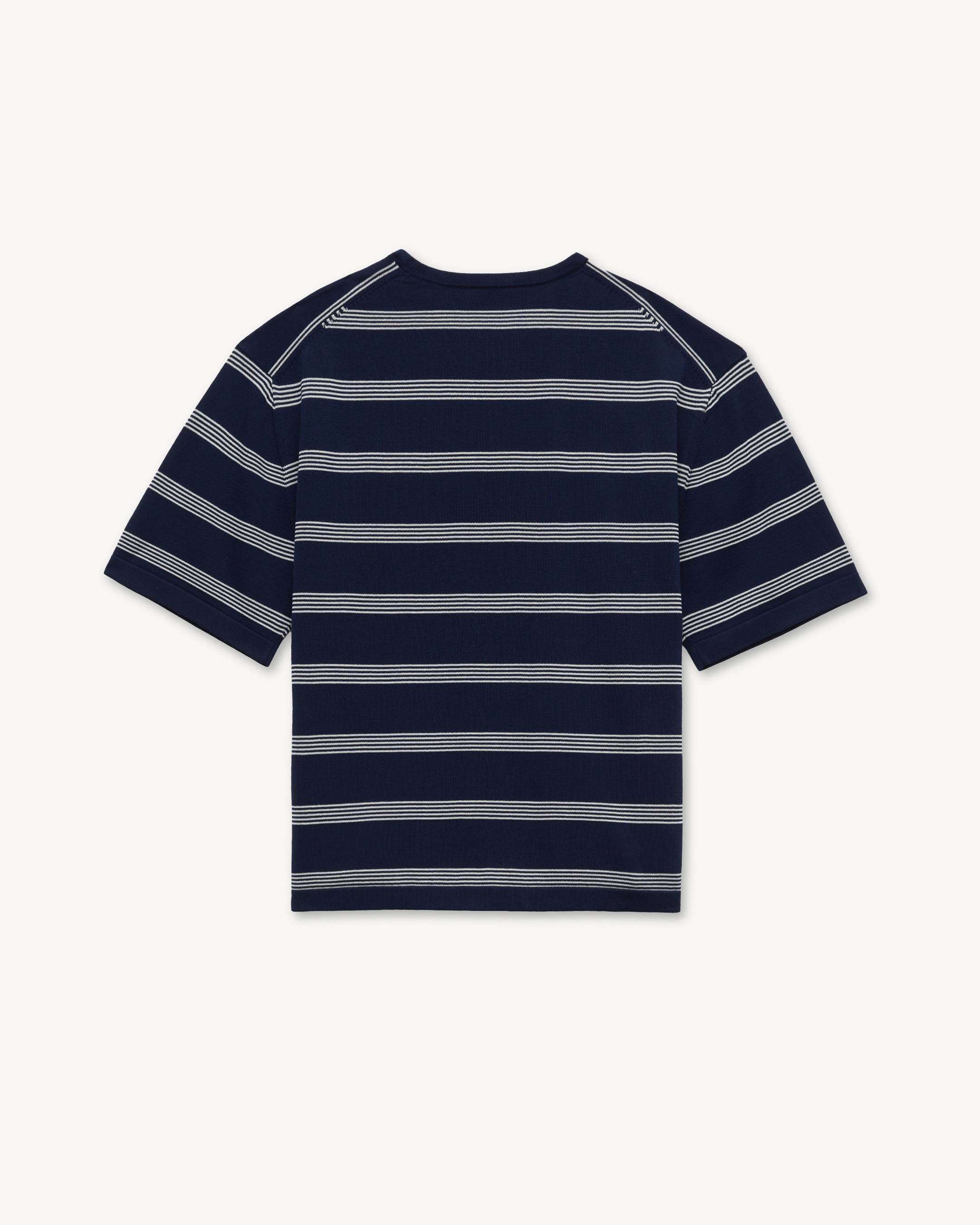 'KENZO Sounds' embroidered mariniere T-shirt in light cotton