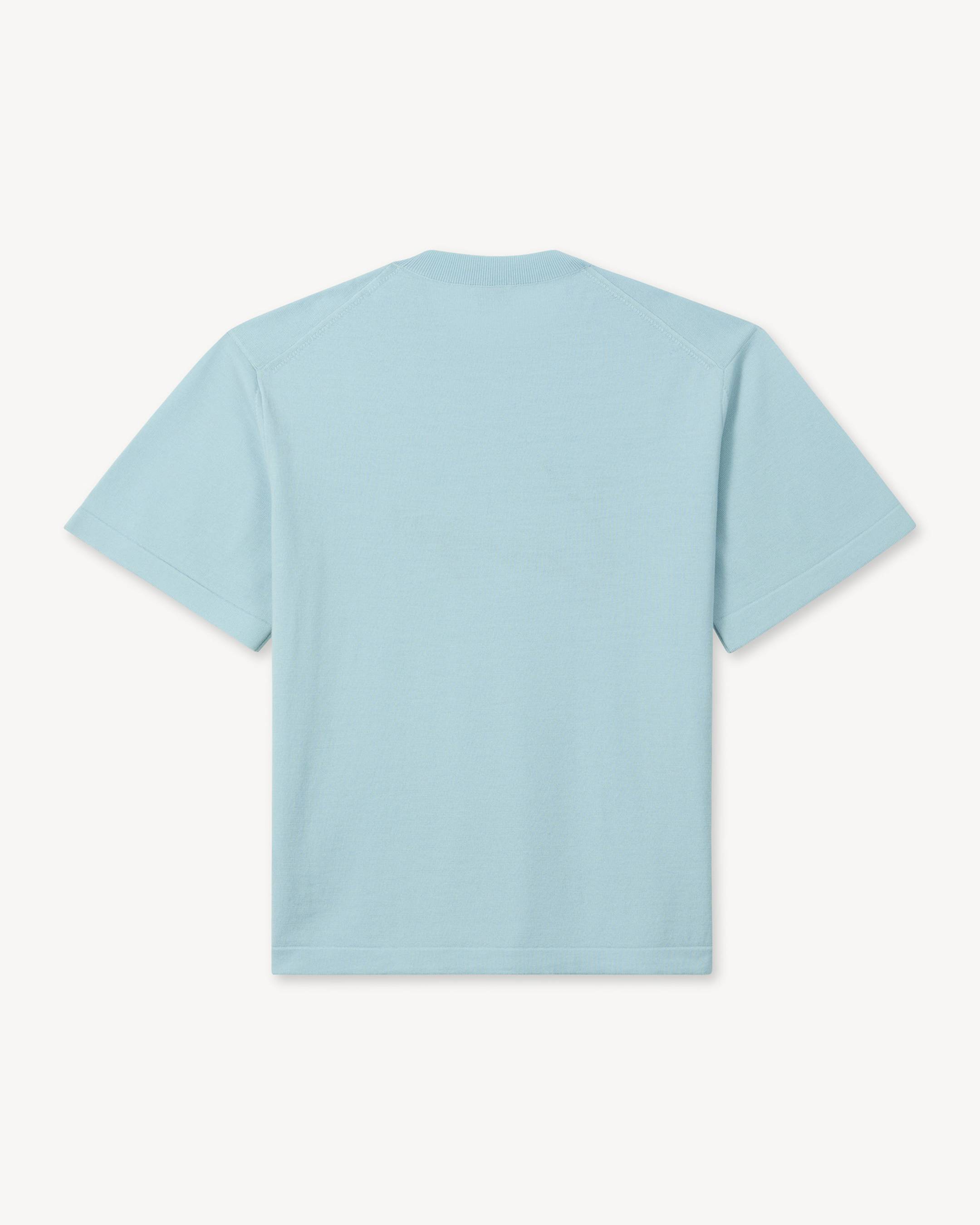 KENZO Signature' embroidered T-shirt in merino wool | Men's | KENZO