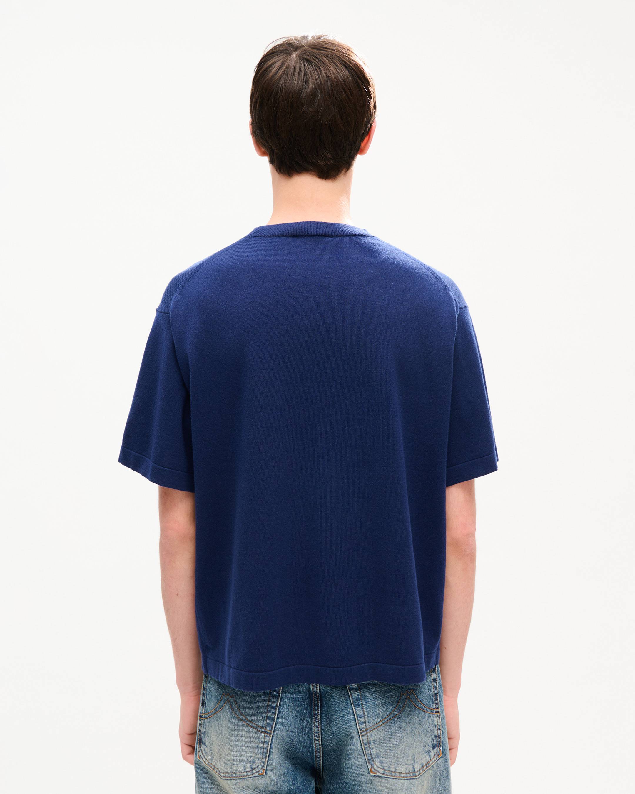 'KENZO Loves' knitted T-shirt in wool cotton