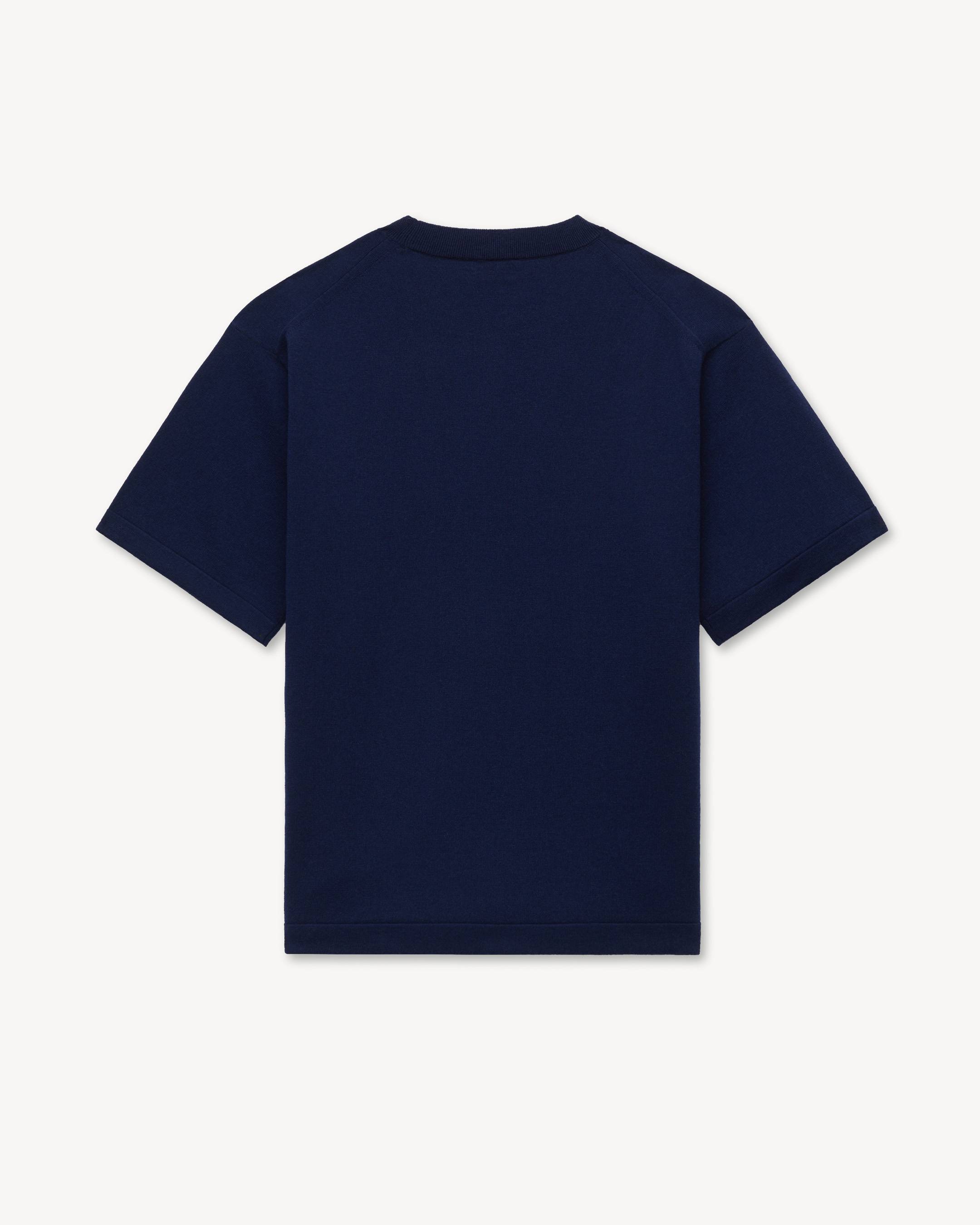 KENZO Loves' knitted T-shirt in wool cotton | Men's | KENZO