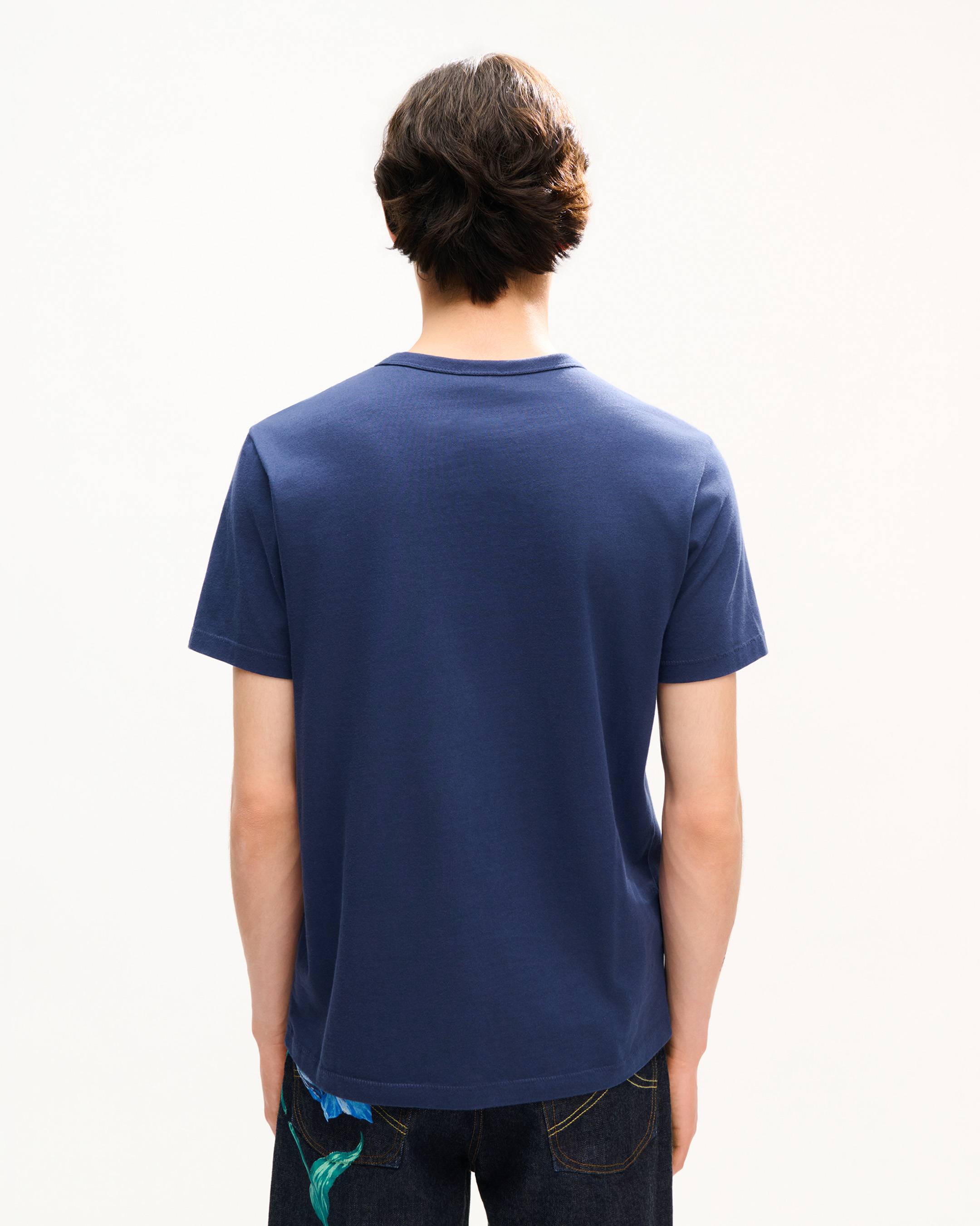 'KENZO Tulip' embroidered slim T-shirt in cotton