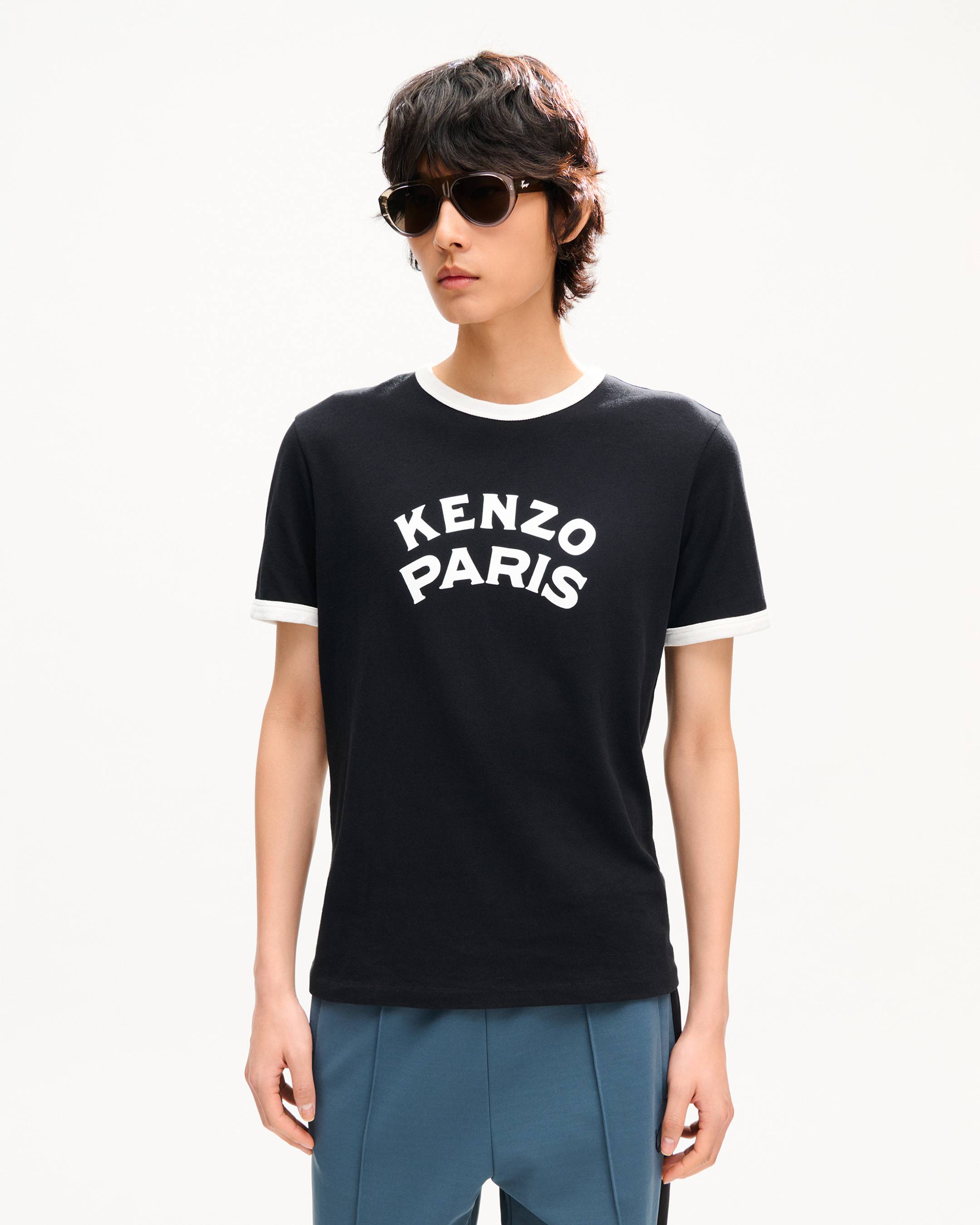KENZO Paris Emblem' slim T-shirt in cotton | Men's | KENZO