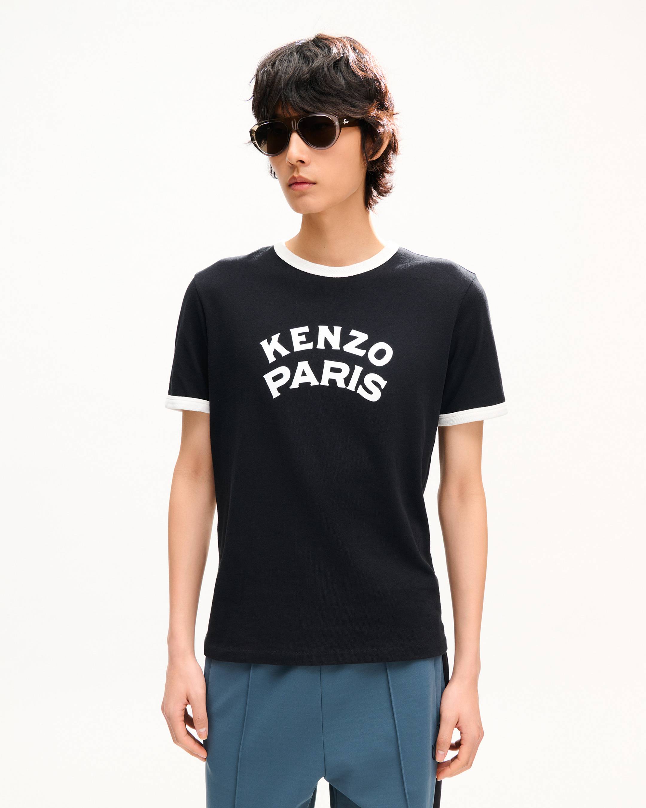 T-shirt slim in cotone 'KENZO Paris Emblem'