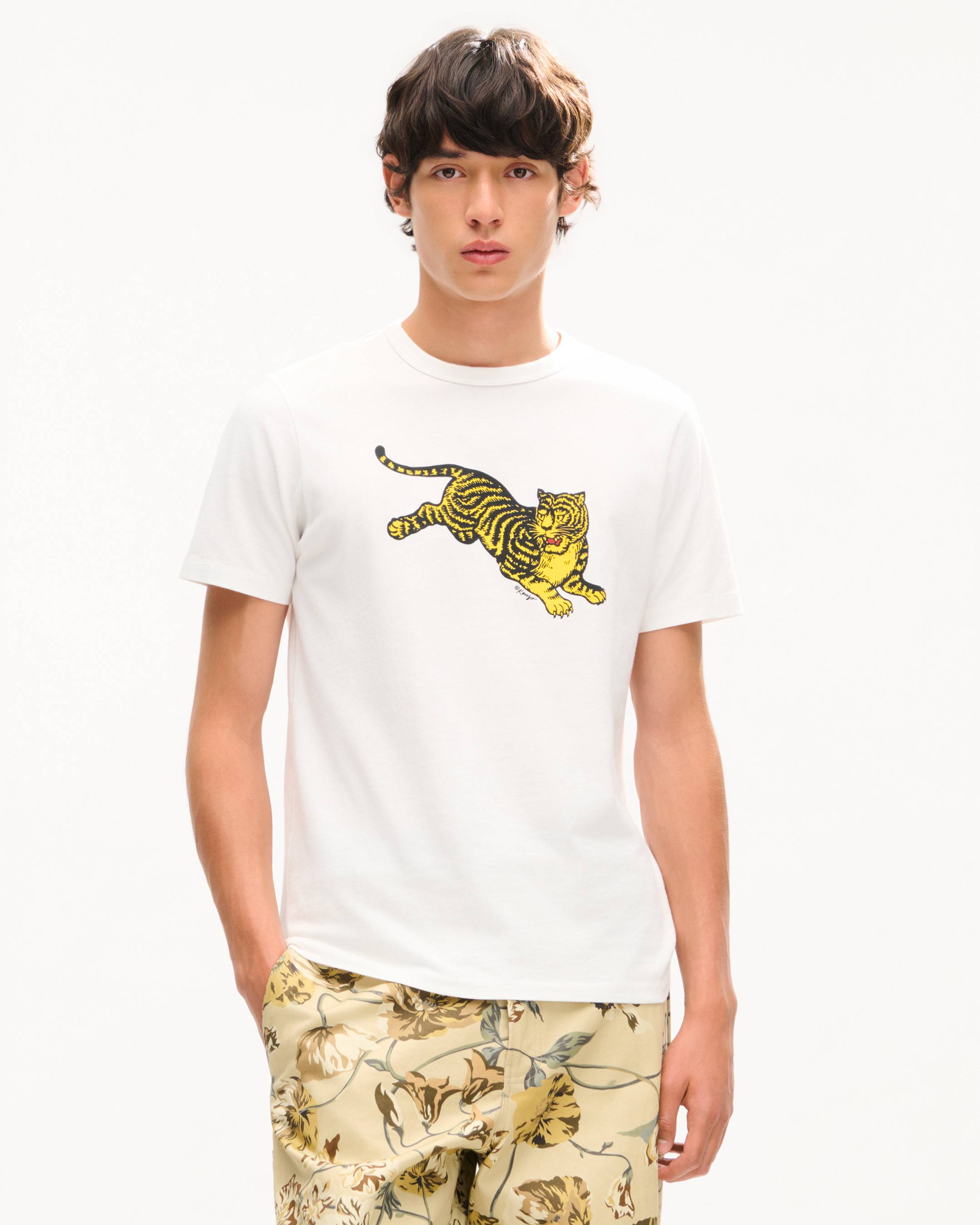 'KENZO Jumping Tiger' slim T-shirt in cotton