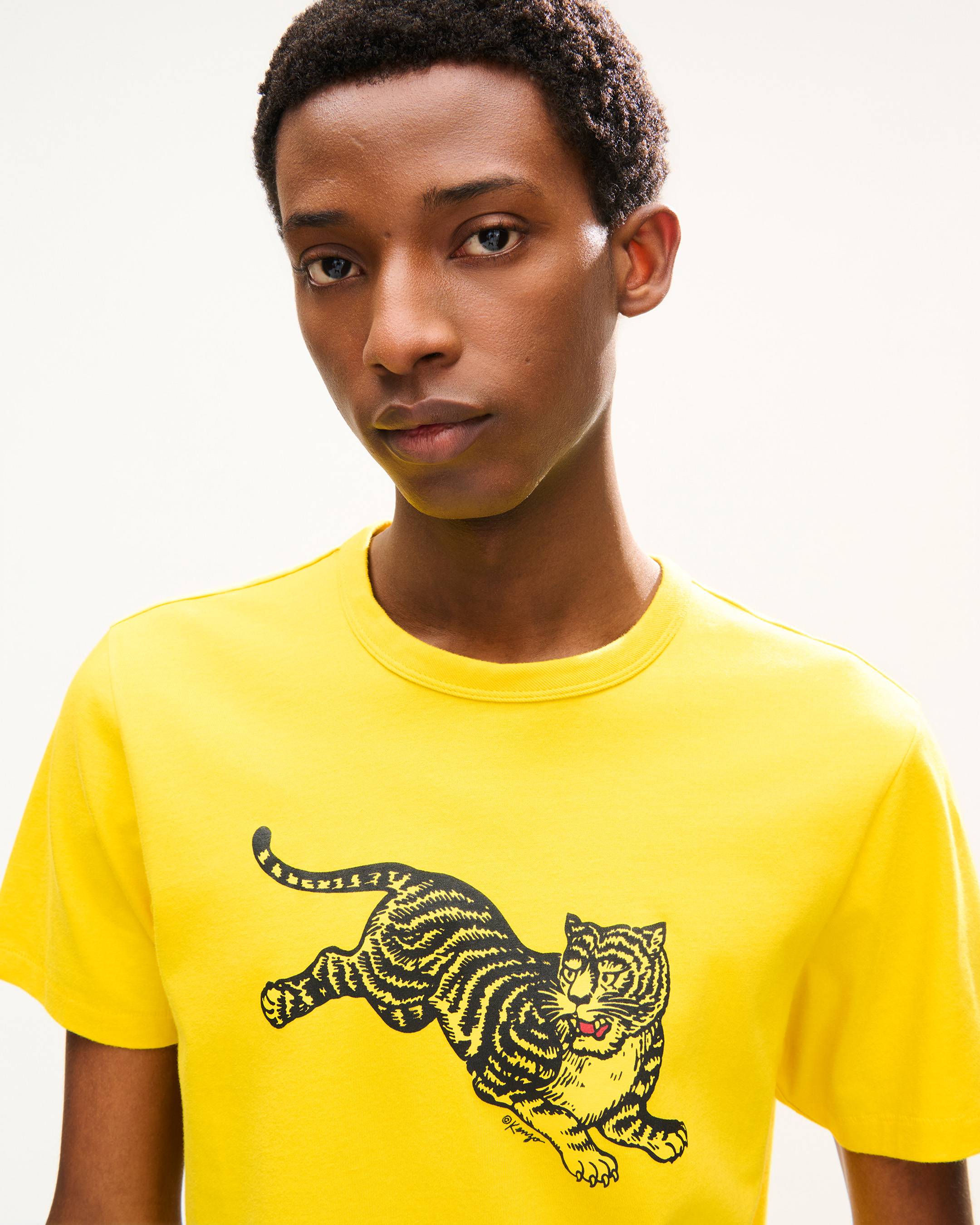 'KENZO Jumping Tiger' slim T-shirt in cotton