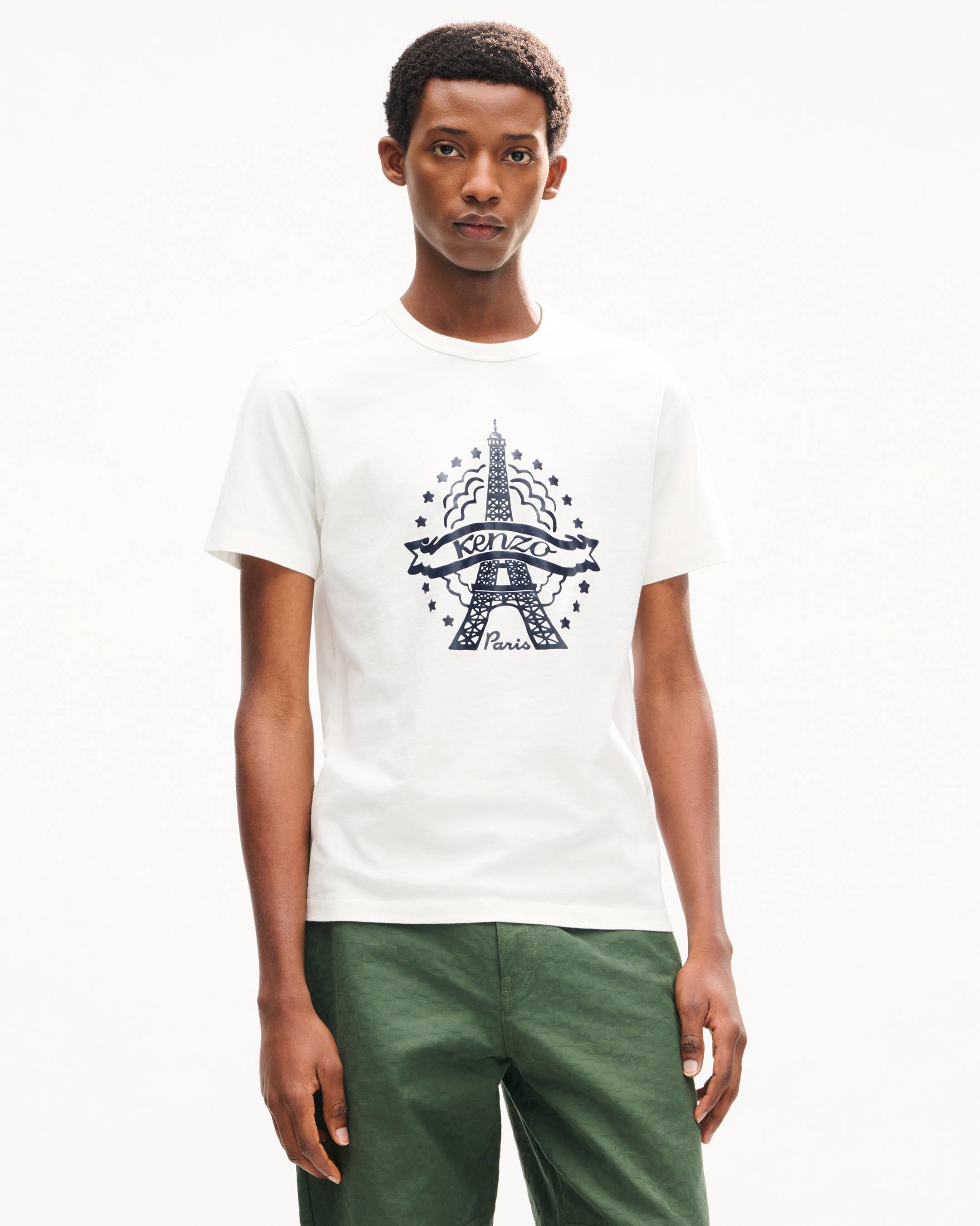 'KENZO Eiffel Tower Design' slim T-shirt in cotton