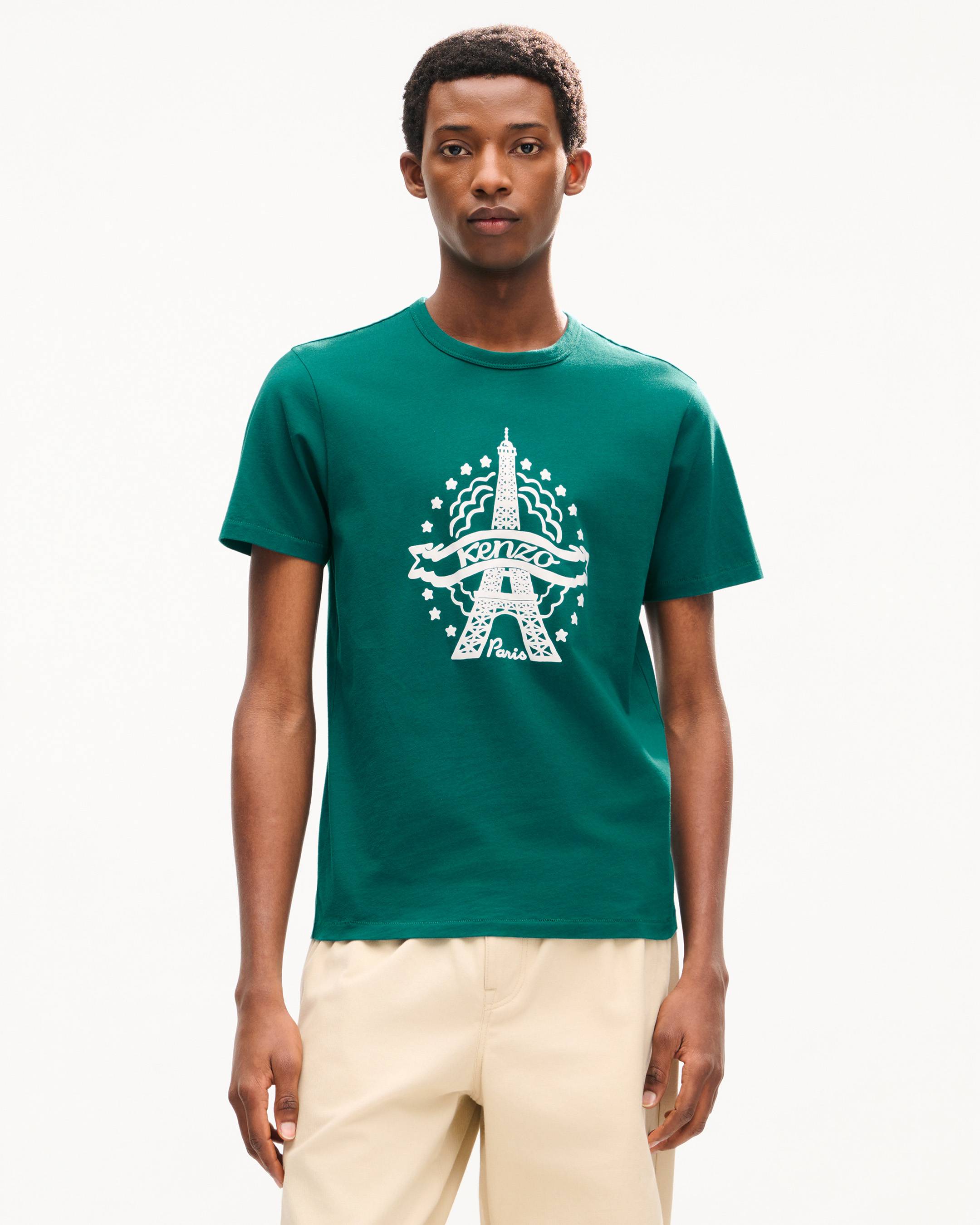'KENZO Eiffel Tower Design' slim T-shirt in cotton