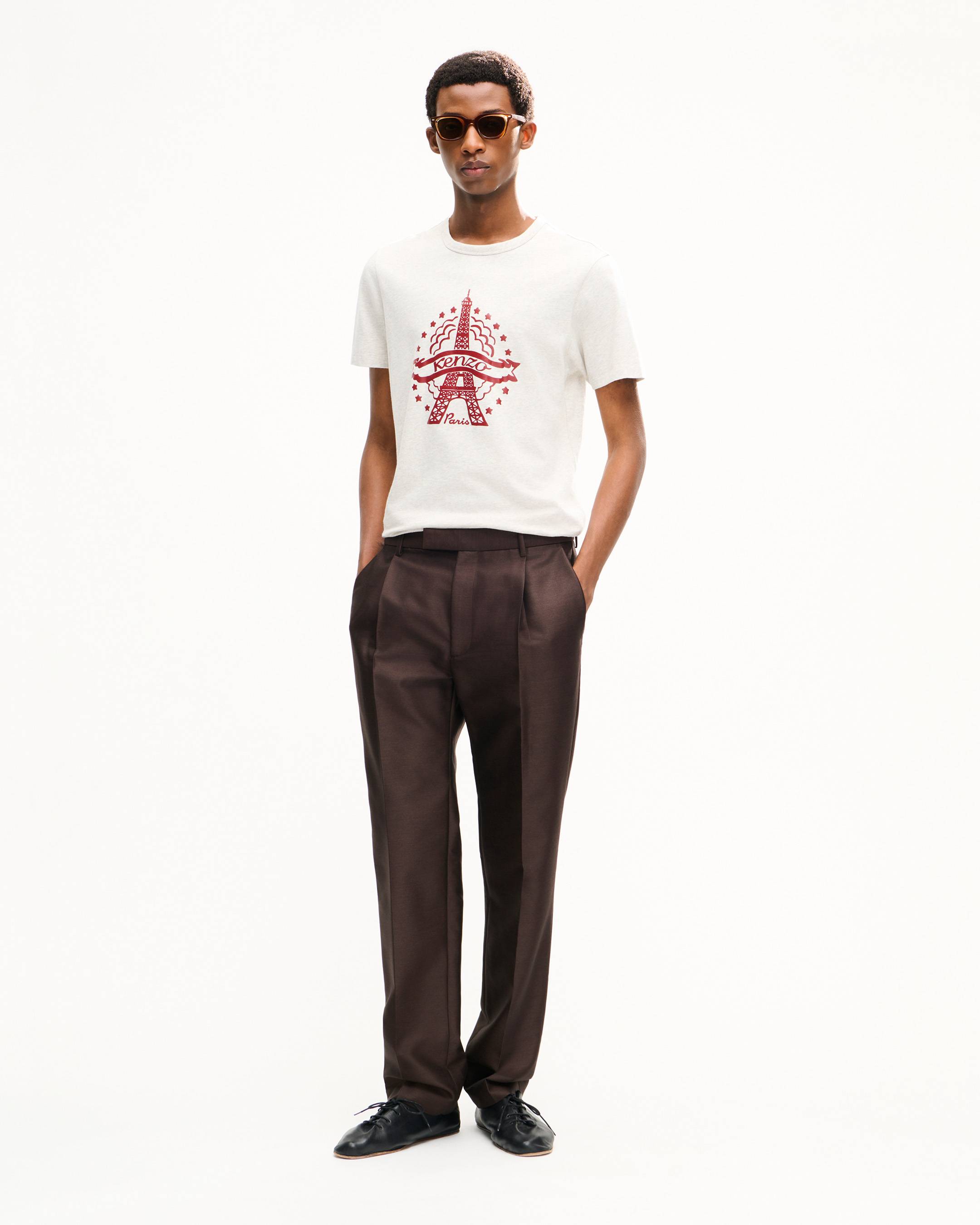 'KENZO Eiffel Tower Design' slim T-shirt in cotton