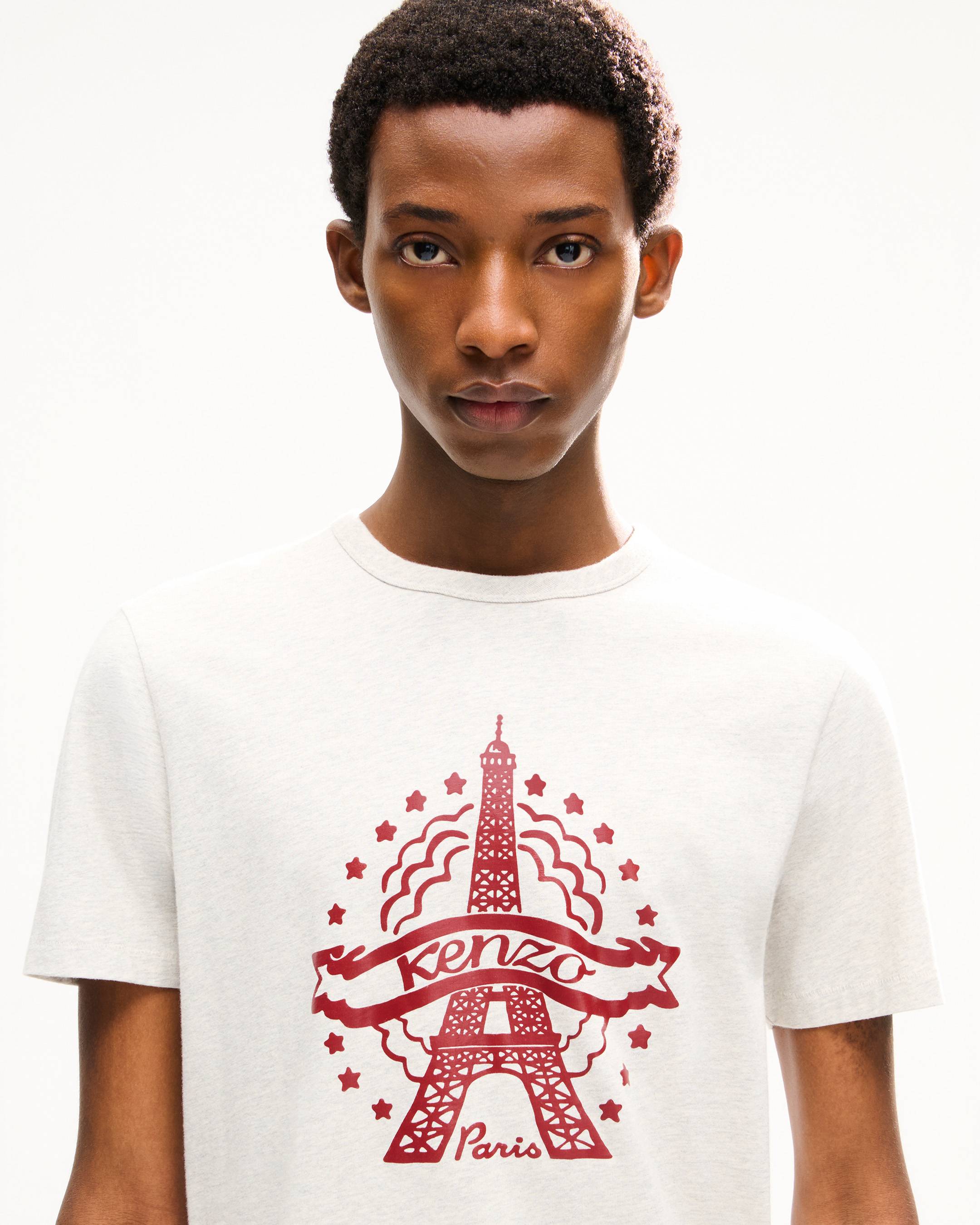 'KENZO Eiffel Tower Design' slim T-shirt in cotton