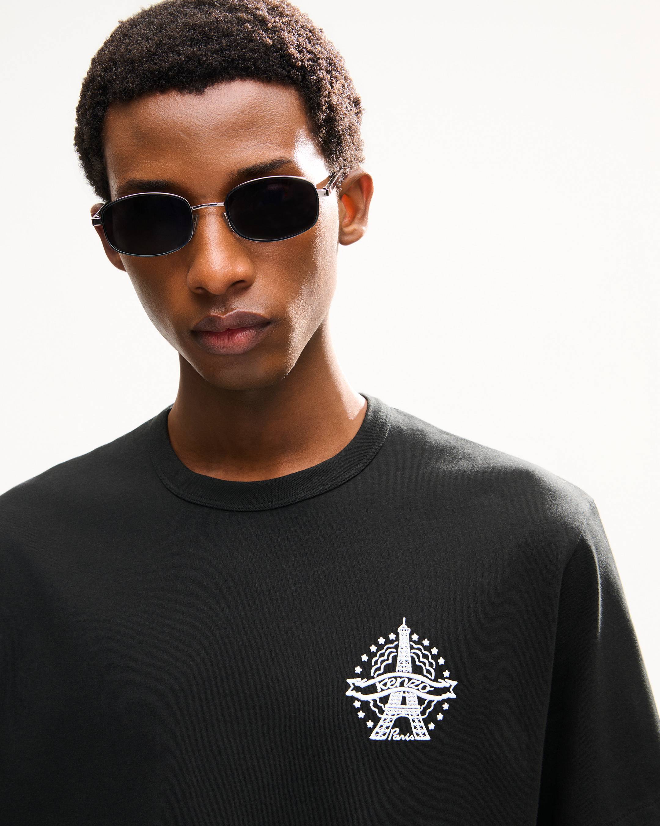 'KENZO Eiffel Tower Design' T-shirt in cotton