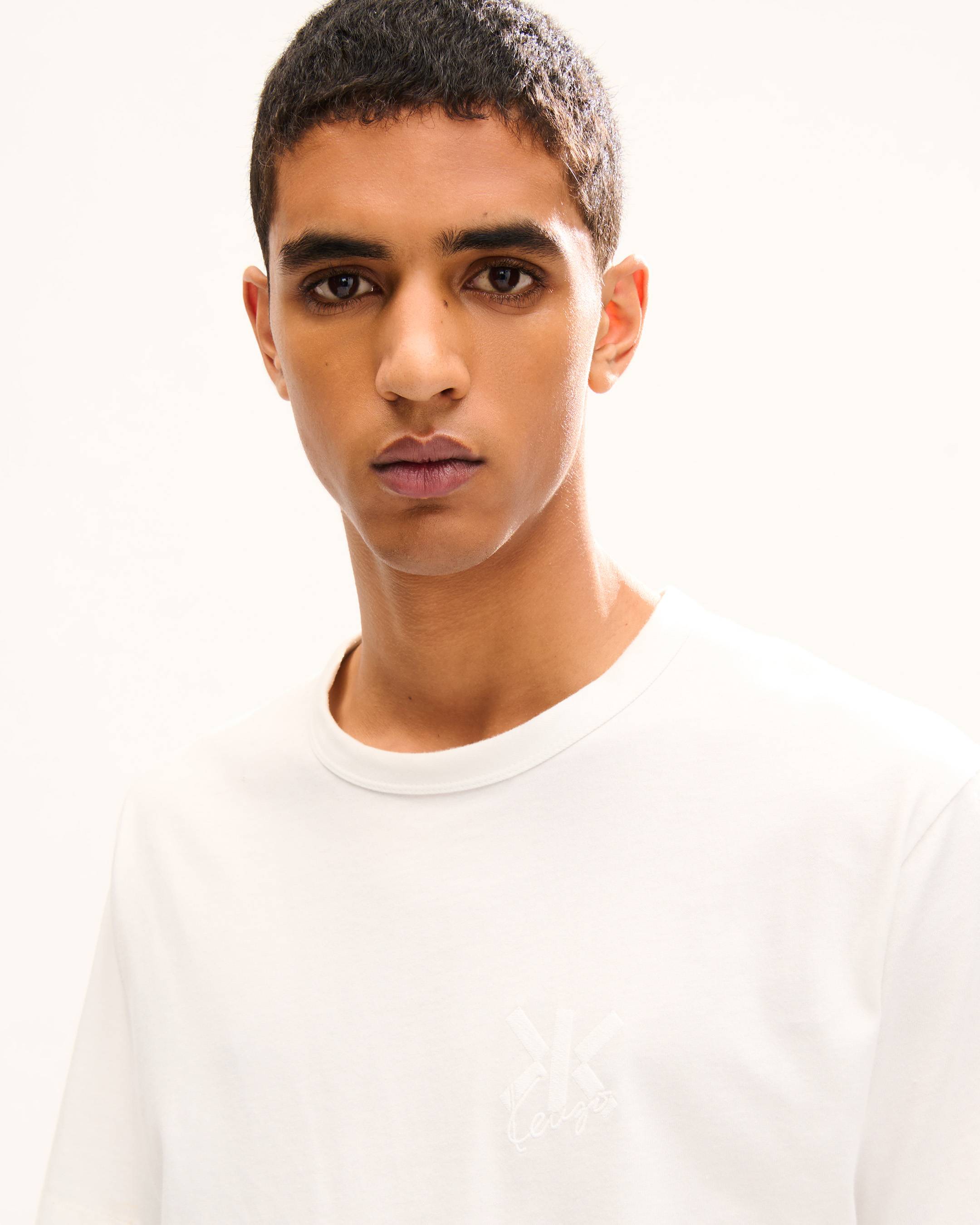 'KENZO Double K' embroidered T-shirt in cotton