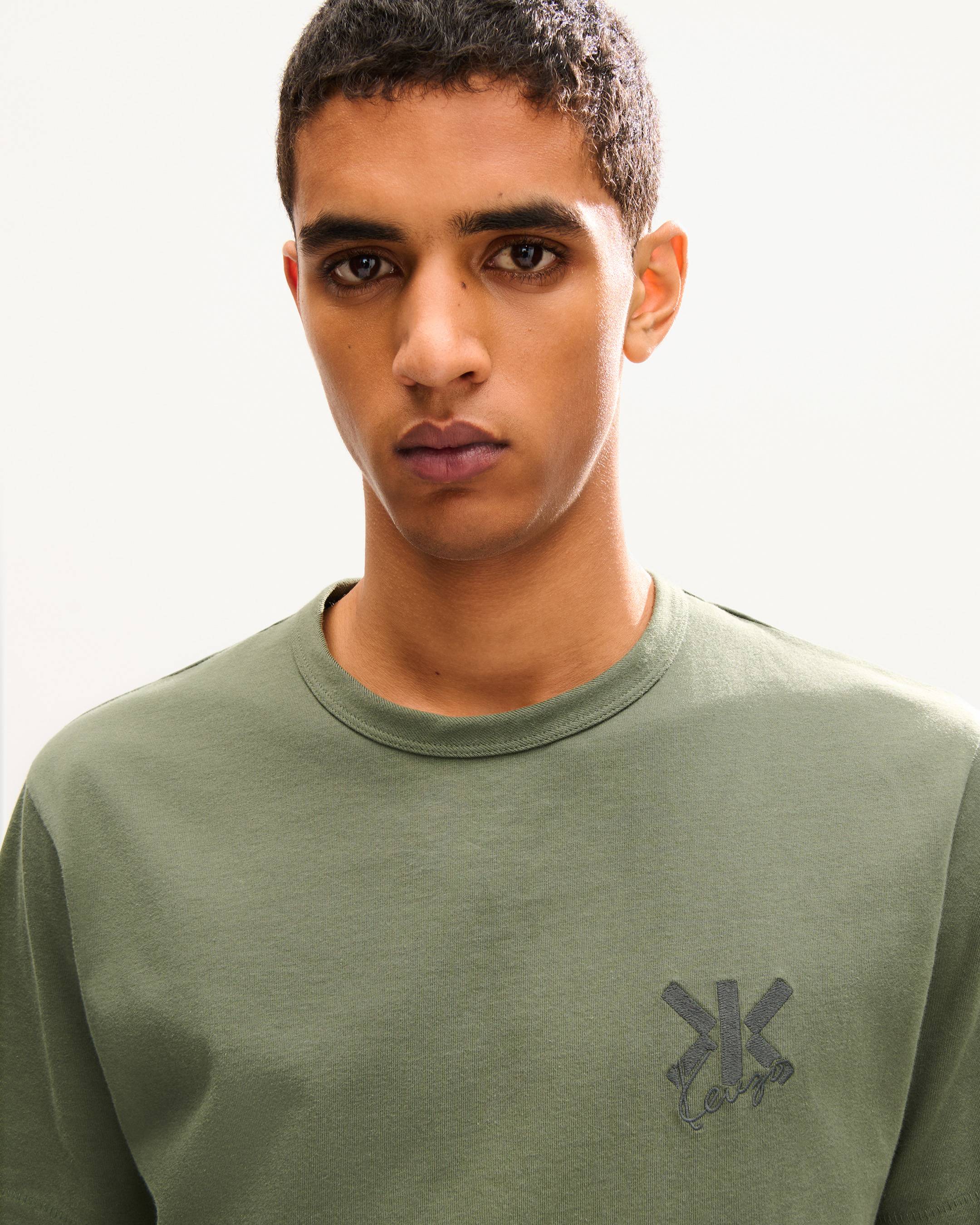 'KENZO Double K' embroidered T-shirt in cotton