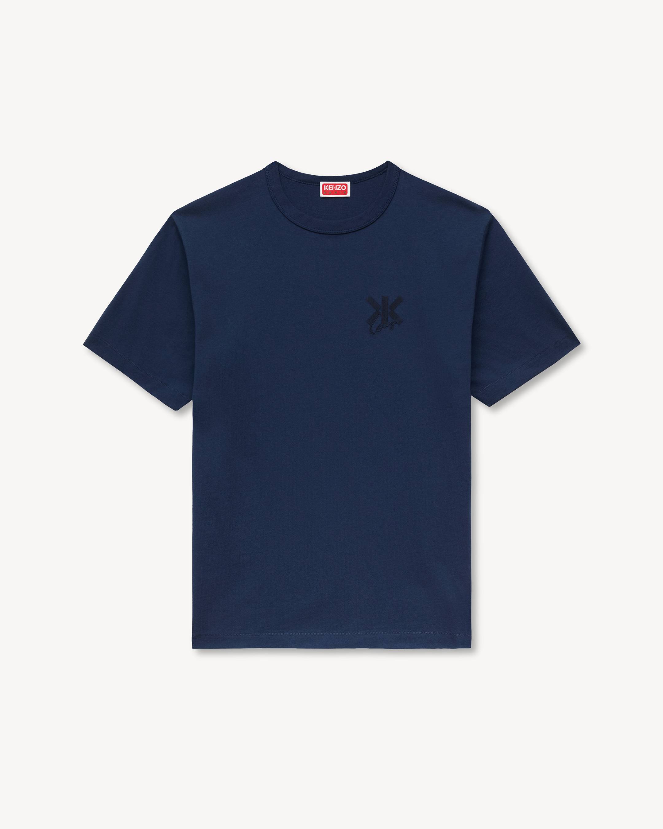 333k Tシャツ S KENZO Double K' embroidered T-shirt in cotton | Men's | KENZO