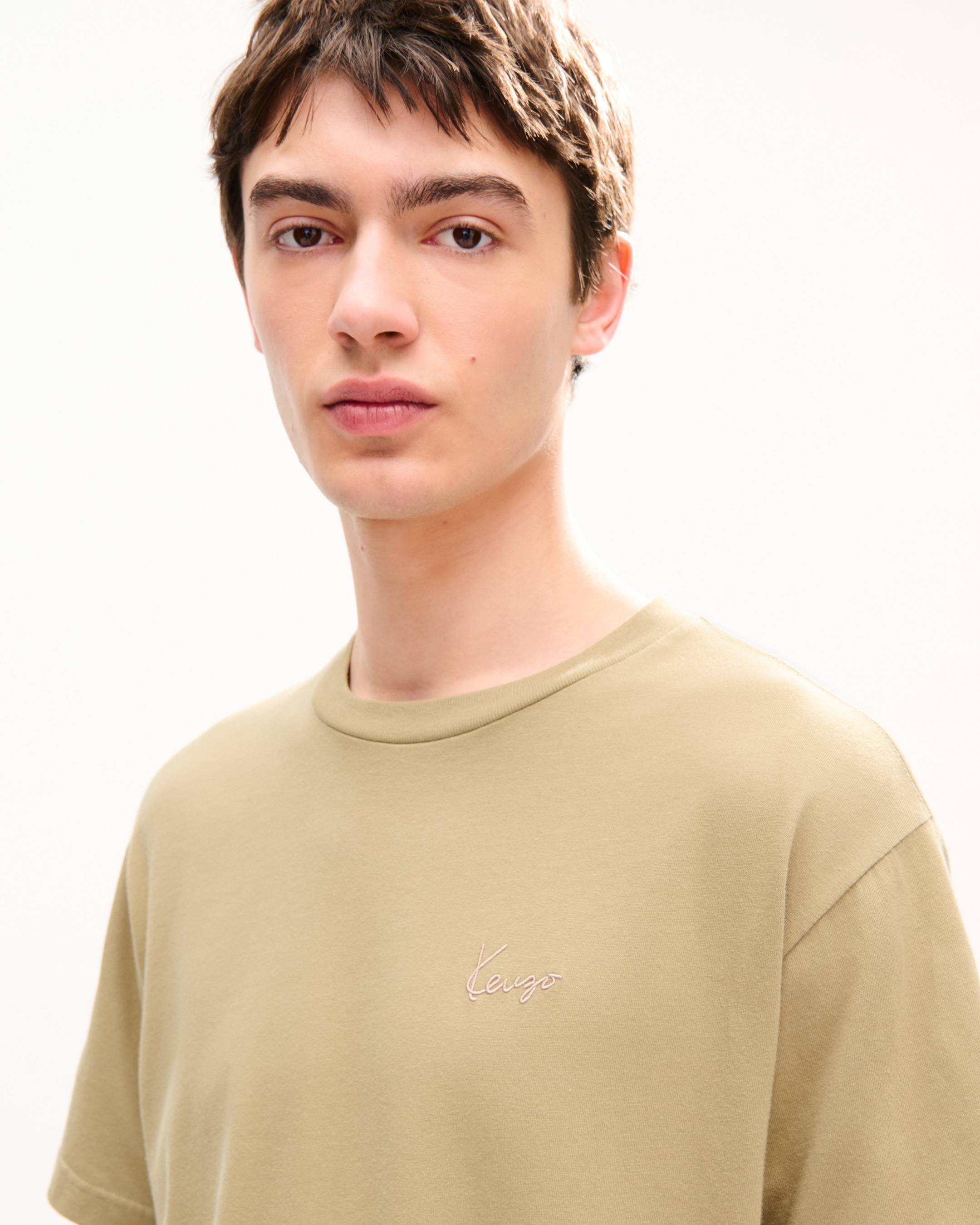 'KENZO Signature' embroidered T-shirt in cotton