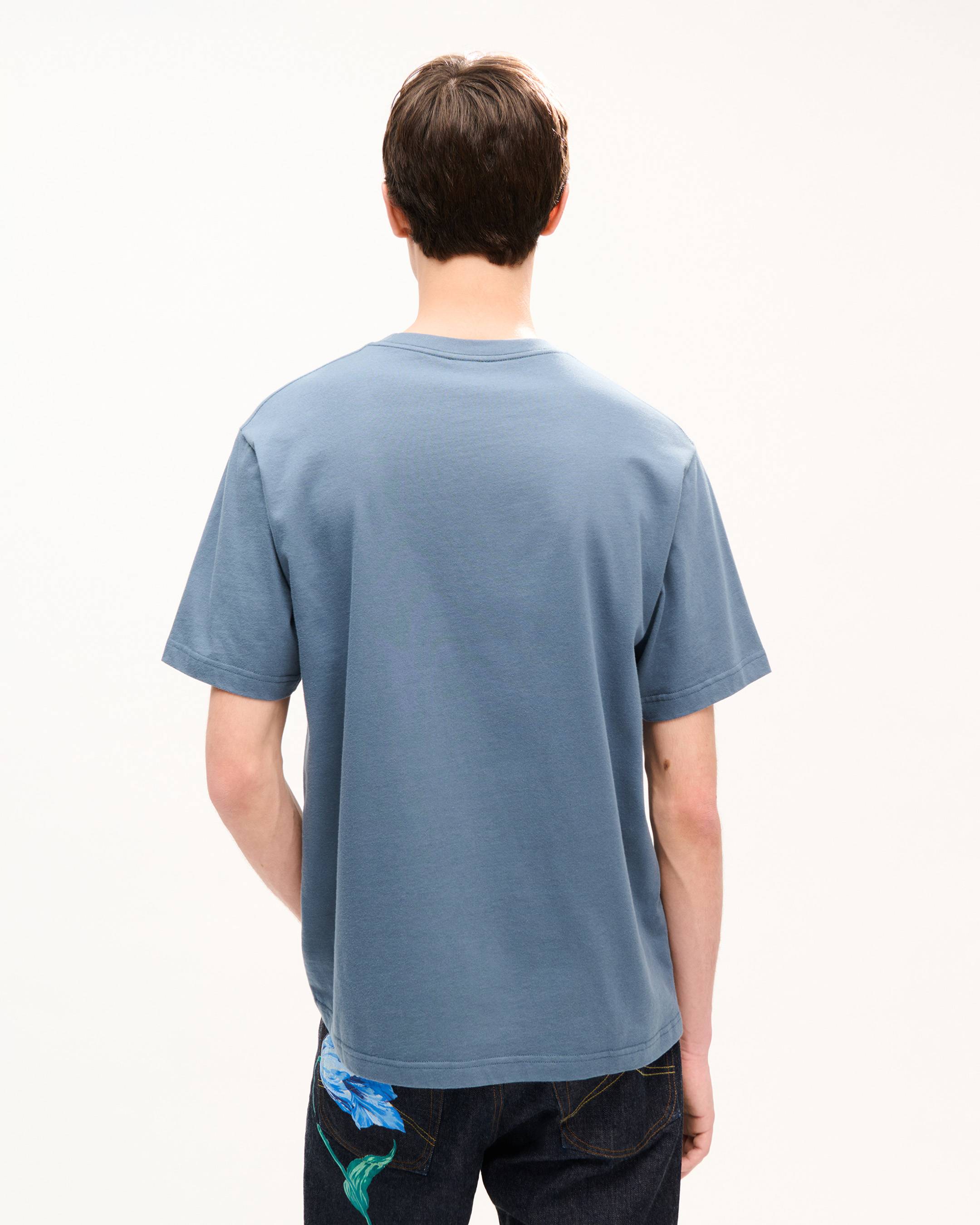 T-shirt in cotone ricamata 'KENZO Signature'