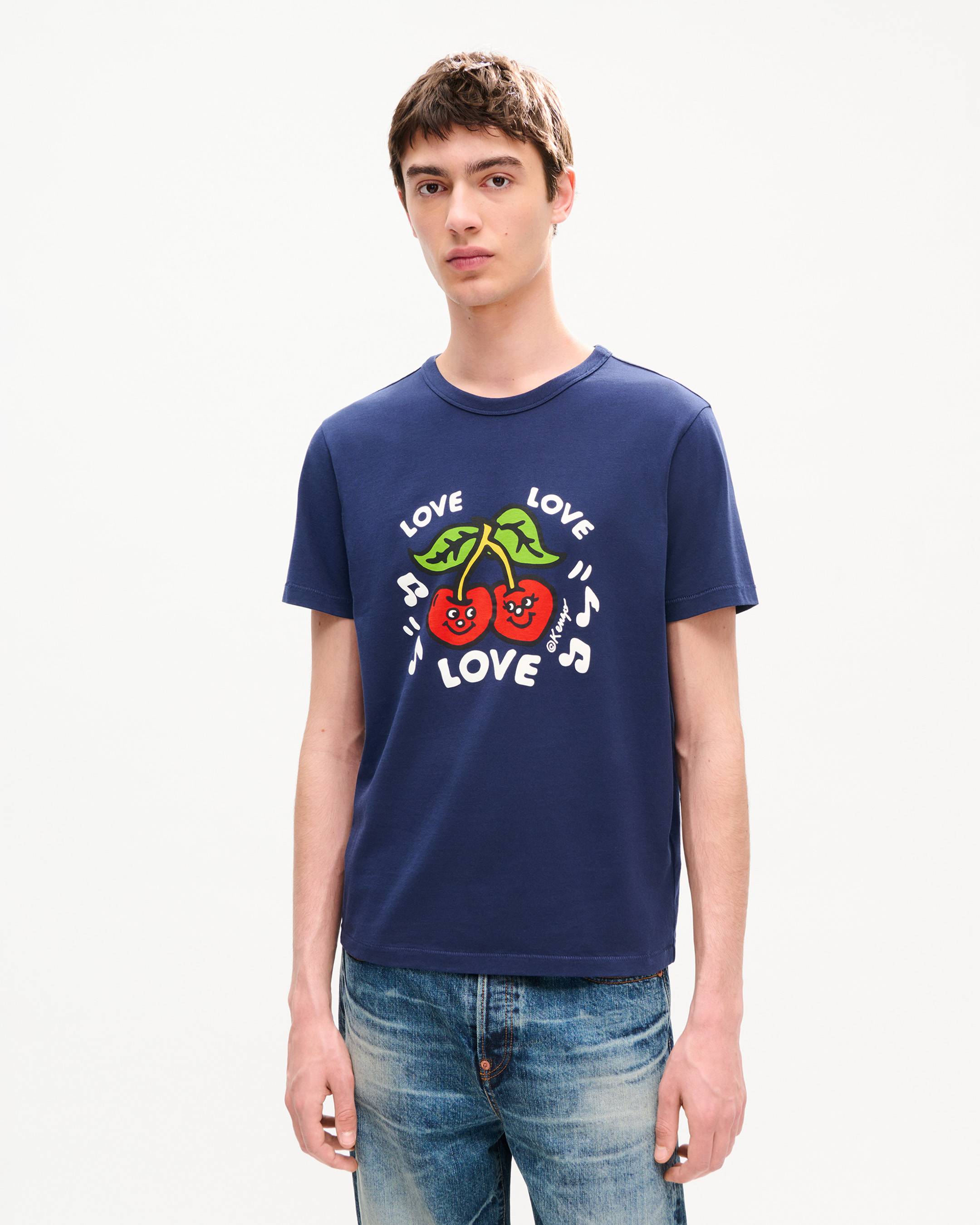 'KENZO Loves' Tシャツ イン コットン