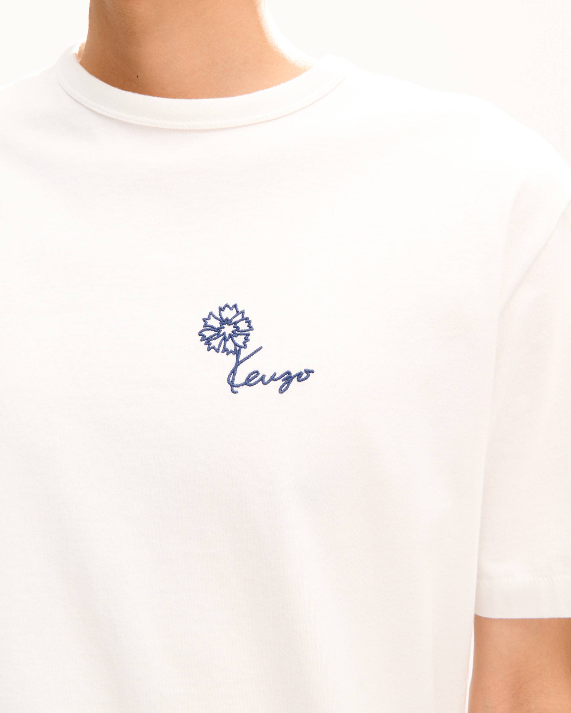 KENZO Tulip' embroidered T-shirt in cotton | Men's | KENZO