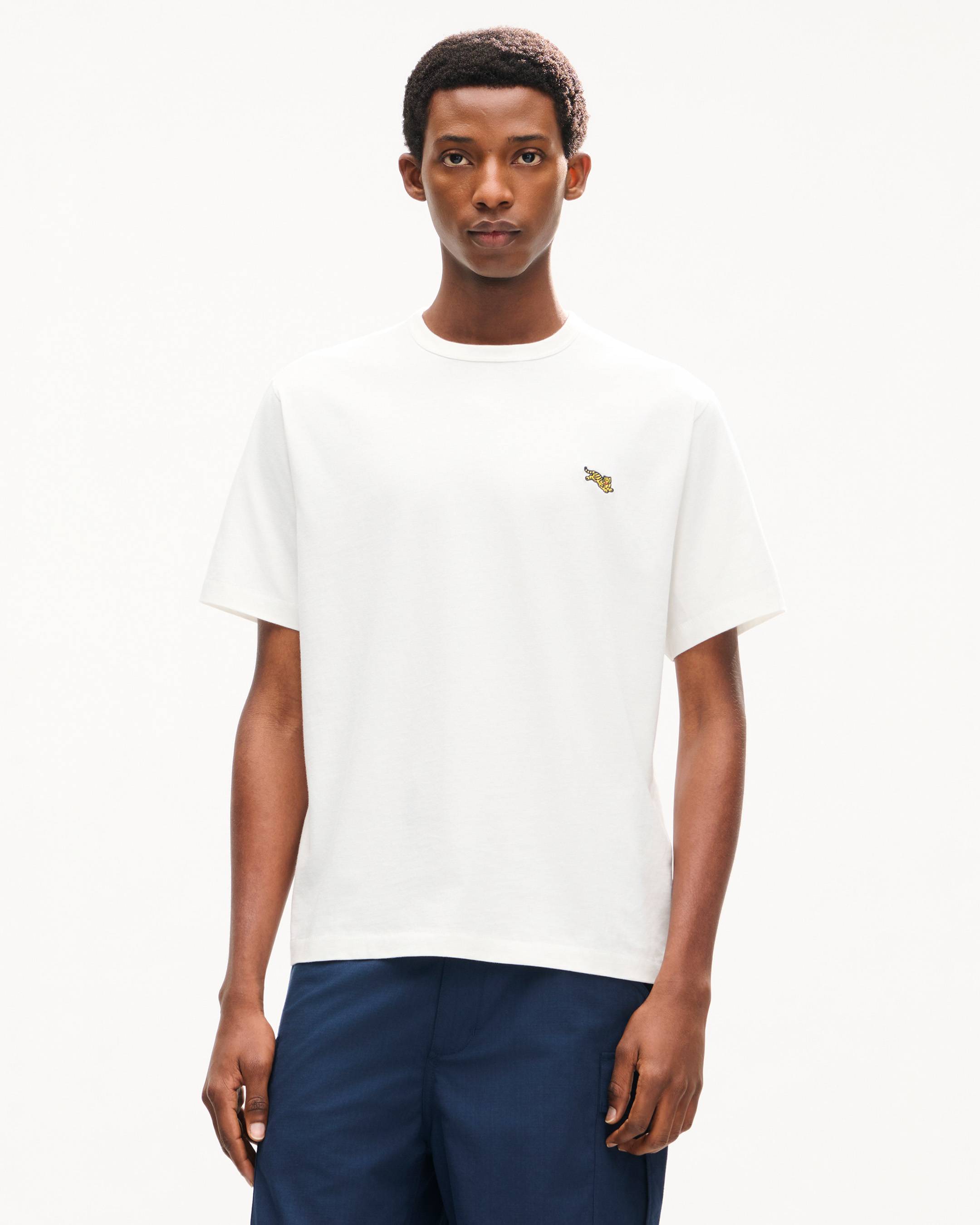 'KENZO Jumping Tiger' embroidered T-shirt in cotton