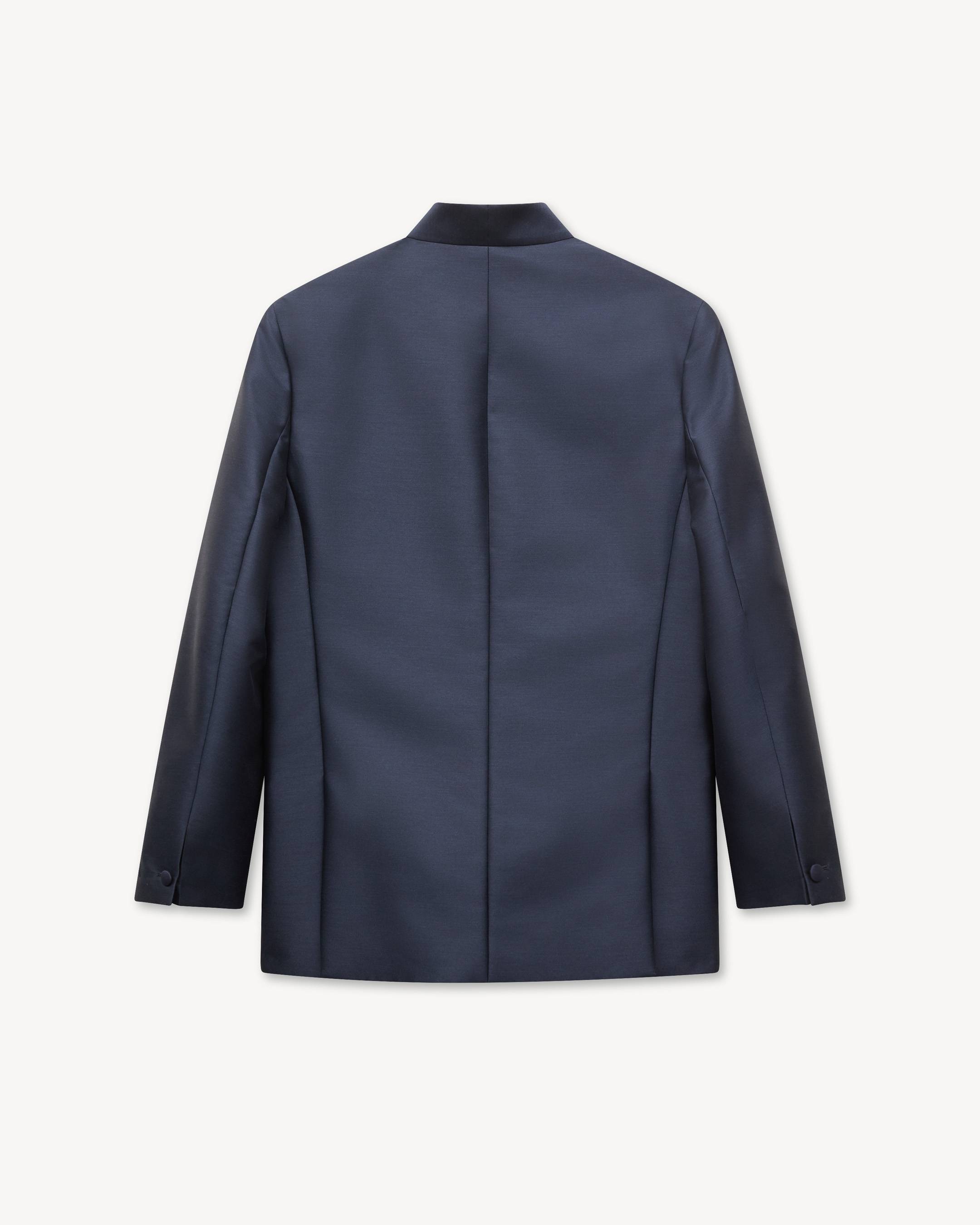 'KENZO Wildflower' embroidered kimono tailored jacket in virgin wool silk