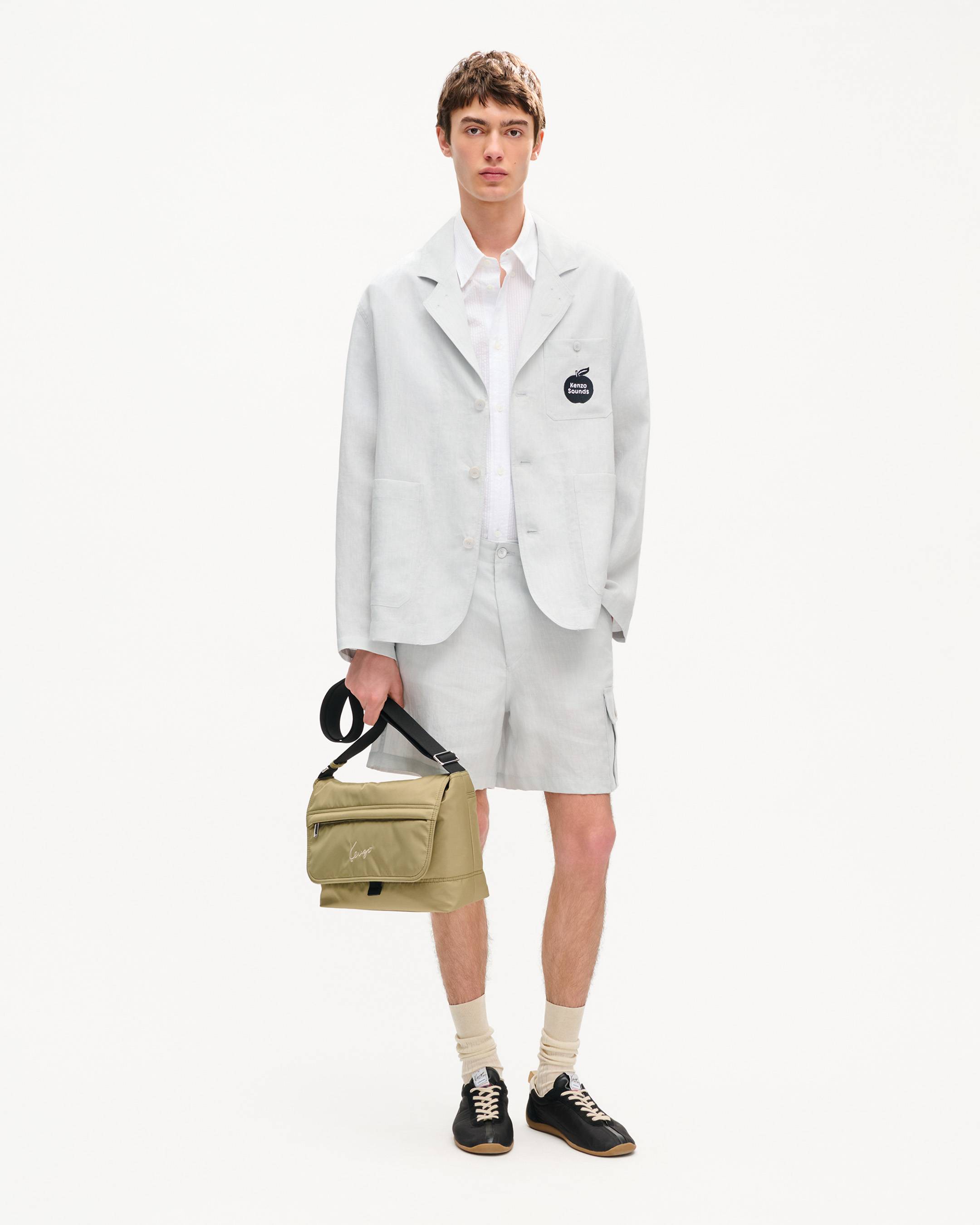 KENZO Sounds“-Workwear-Jacke aus Leinen-Hanf. | Herren | KENZO
