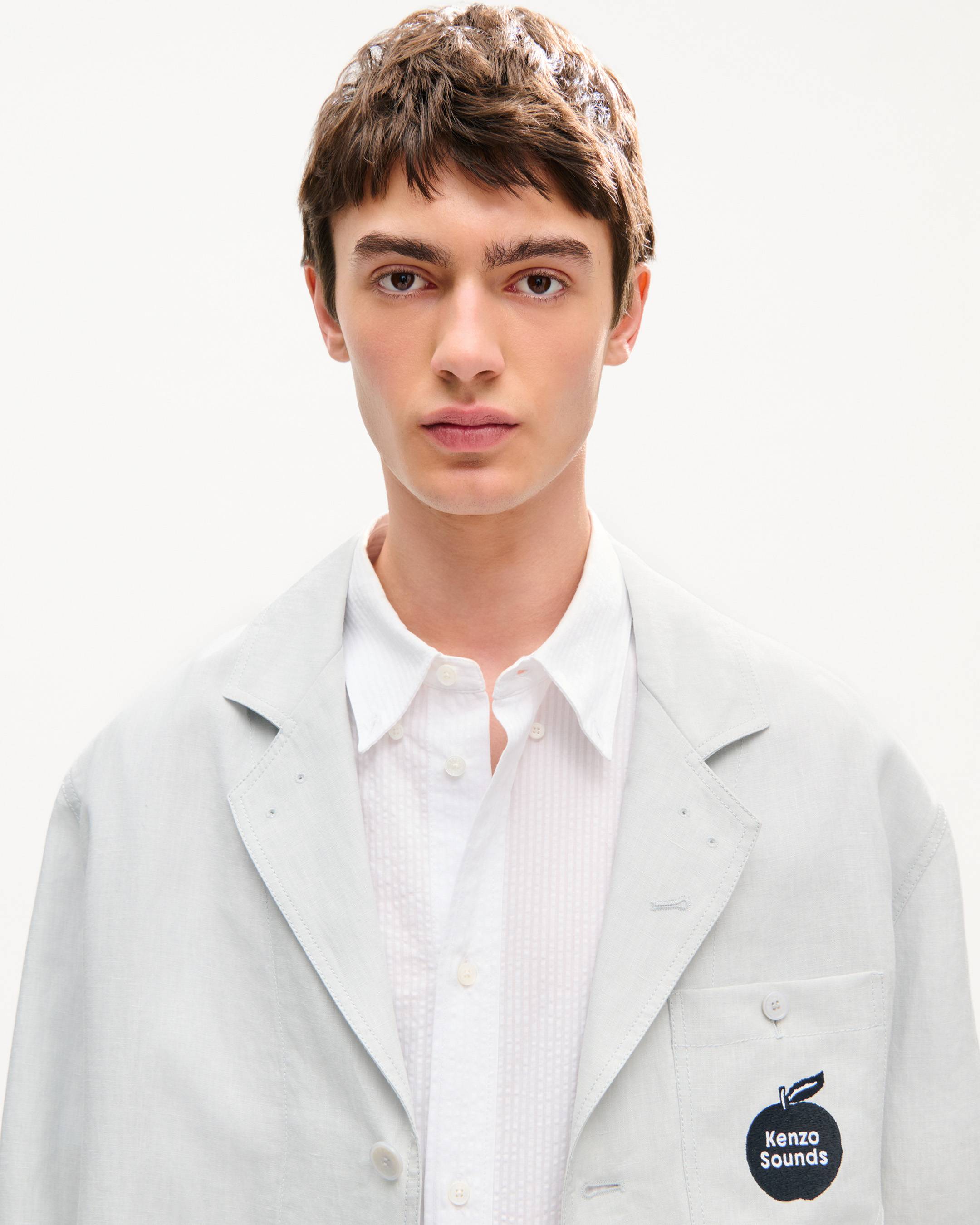 KENZO Sounds“-Workwear-Jacke aus Leinen-Hanf. | Herren | KENZO