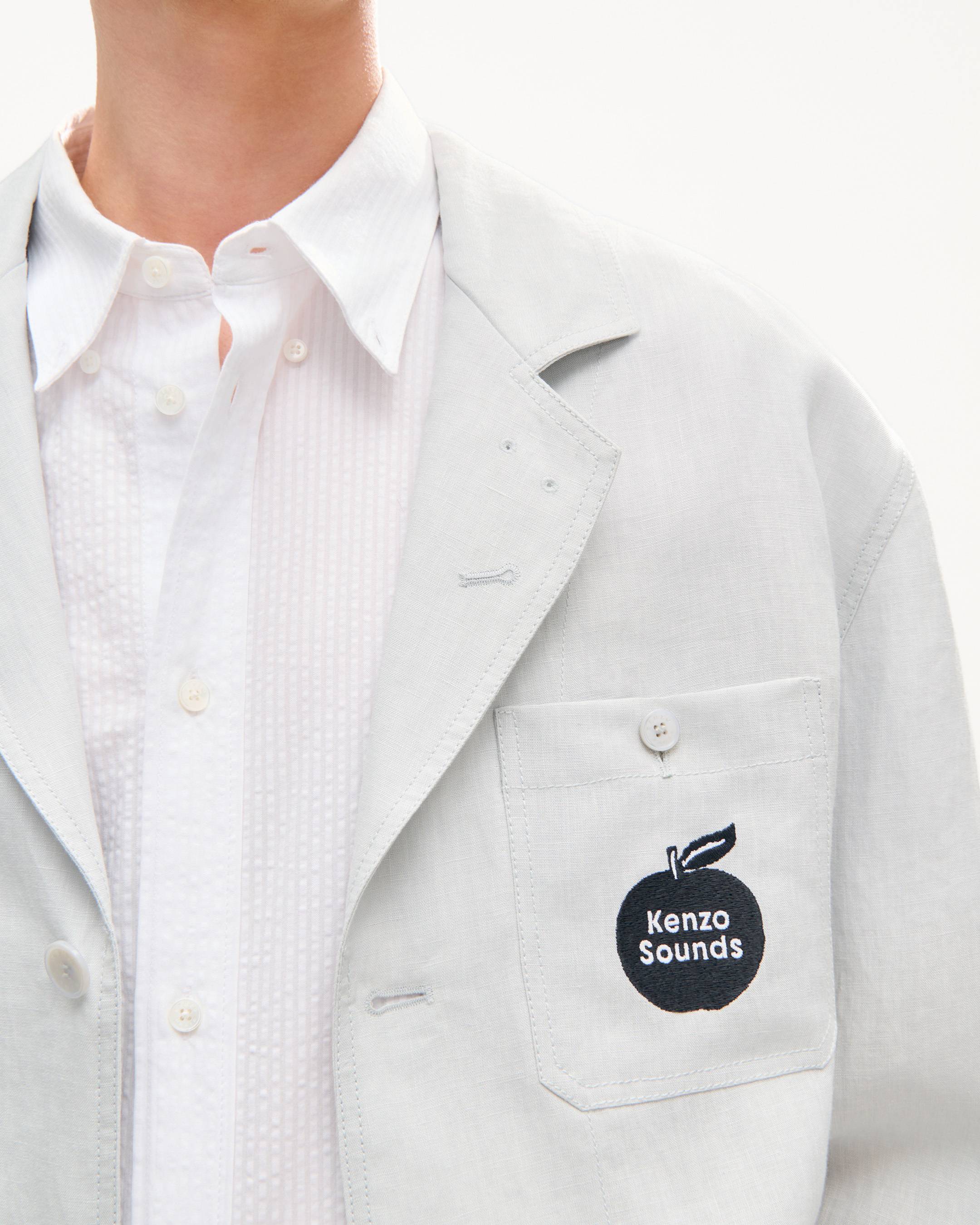 KENZO Sounds“-Workwear-Jacke aus Leinen-Hanf. | Herren | KENZO