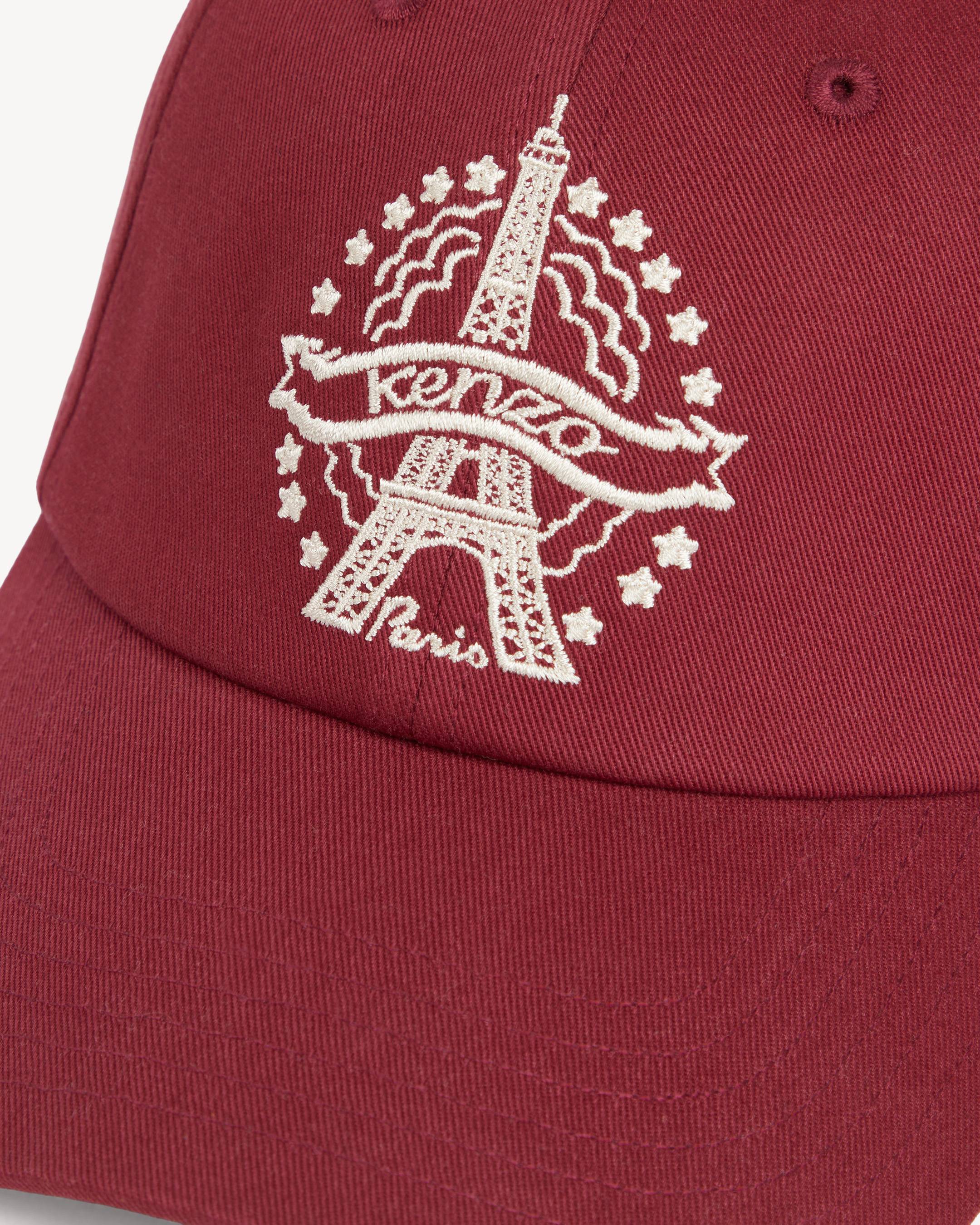 Gorra bordada de algod&oacute;n 'KENZO Eiffel Tower Design'