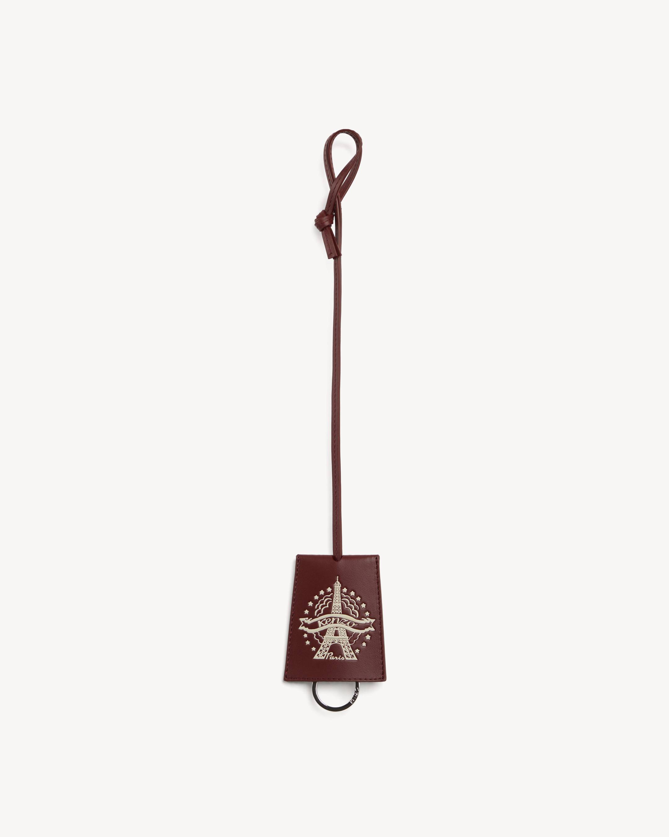 Charm llavero de piel 'KENZO Eiffel Tower Design'