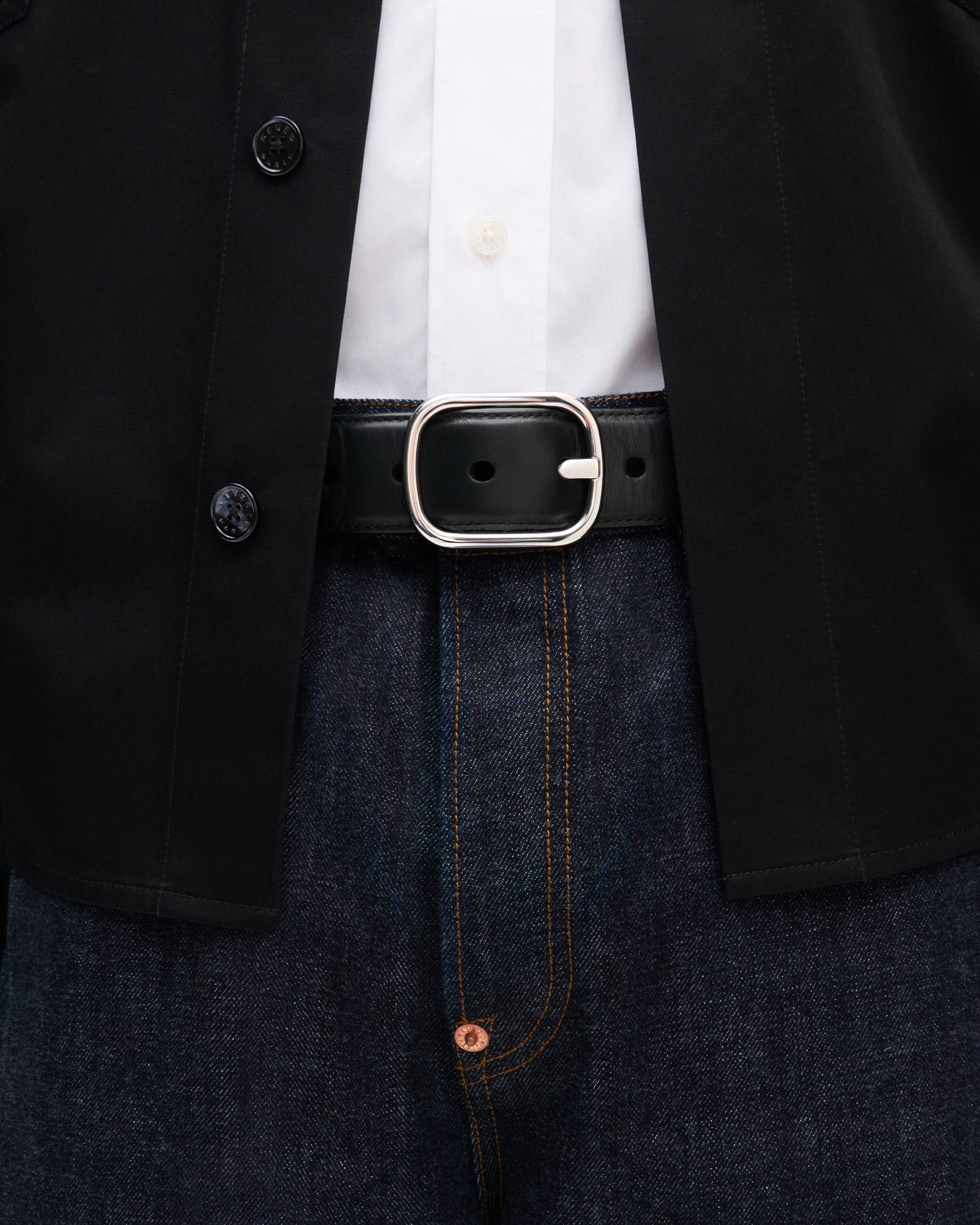 'KENZO Buckle' belt in leather