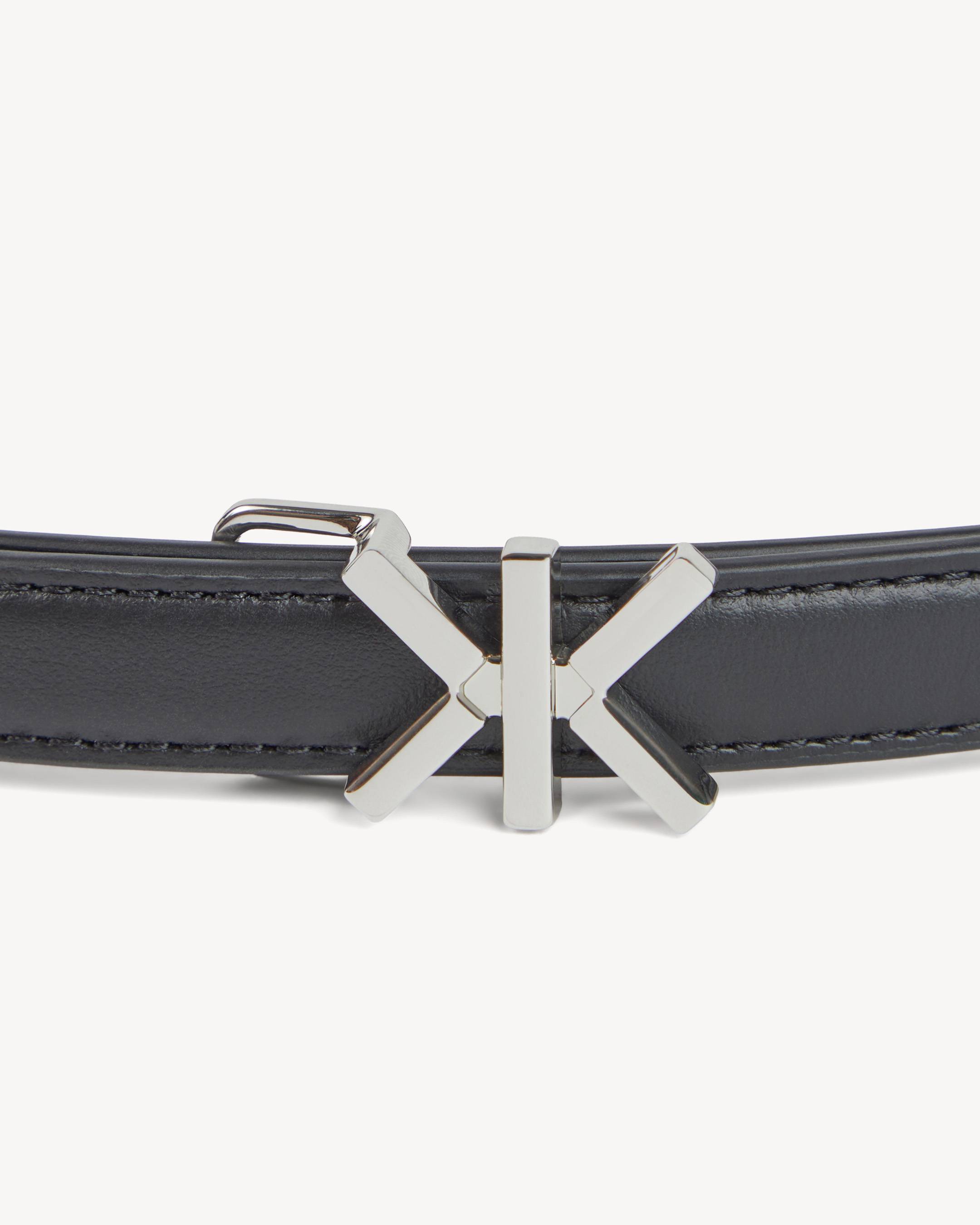 Wendeg&uuml;rtel &bdquo;KENZO Double K&ldquo; aus Leder
